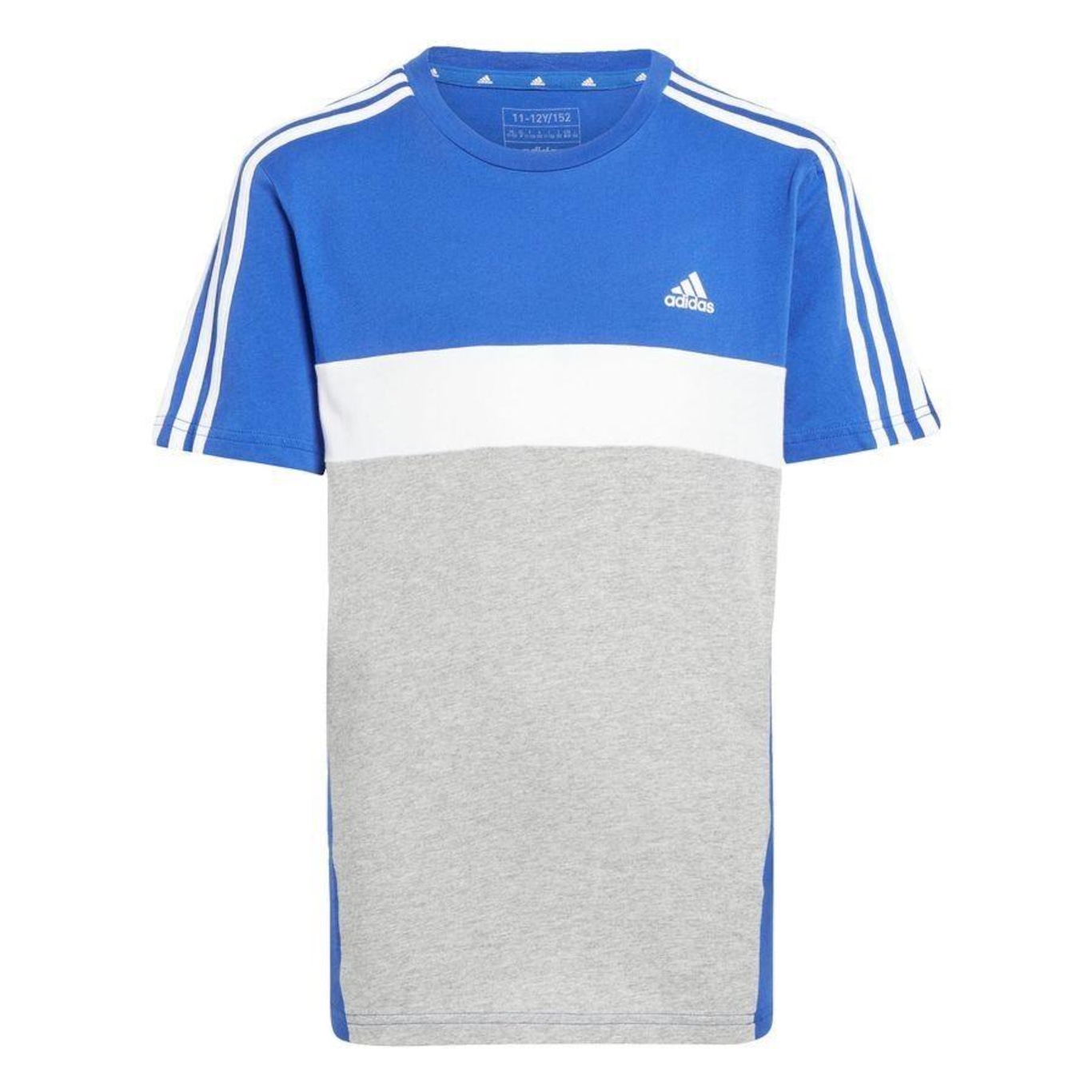 Camiseta adidas J 3S Tib T - Infantil - Foto 1