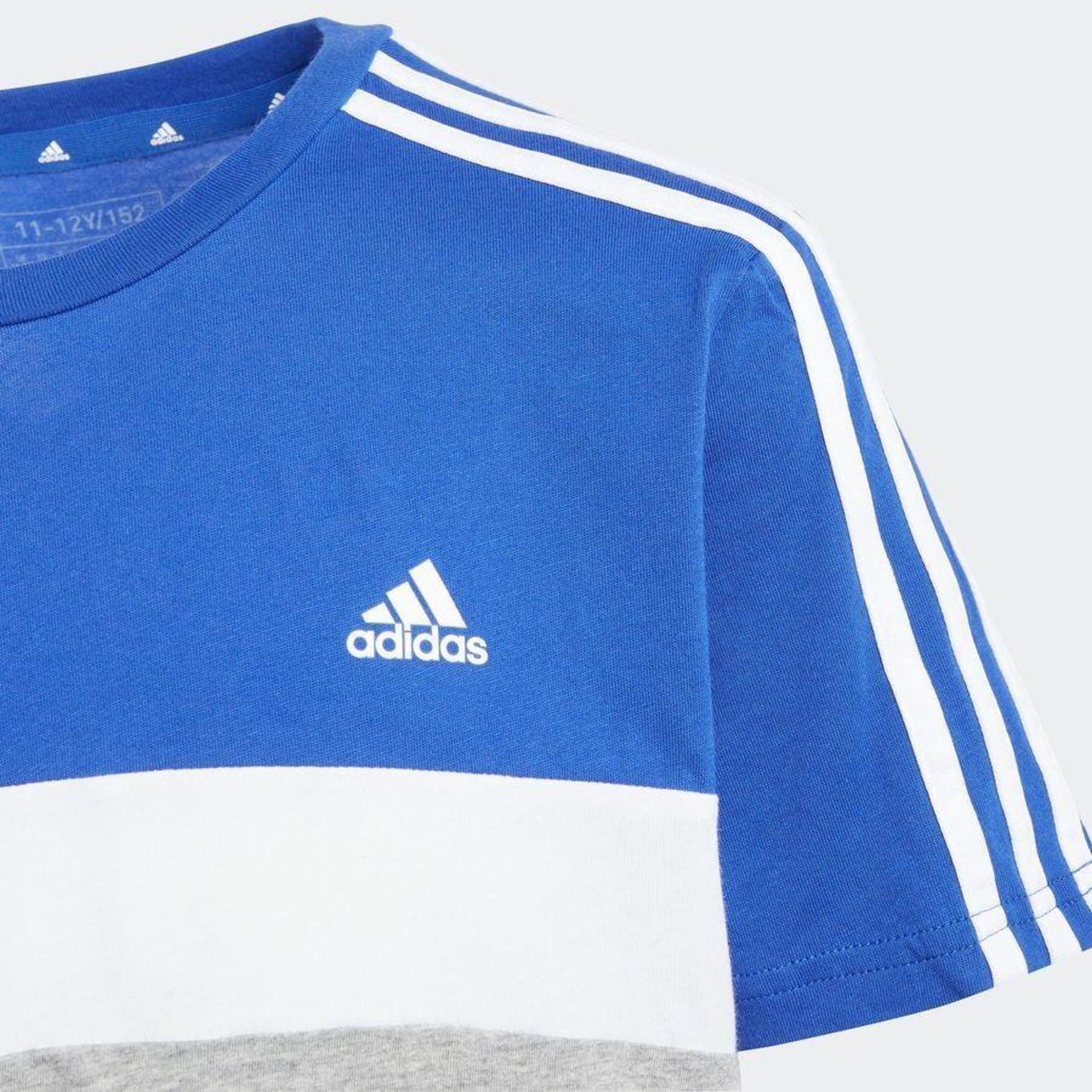 Camiseta adidas J 3S Tib T - Infantil - Foto 6