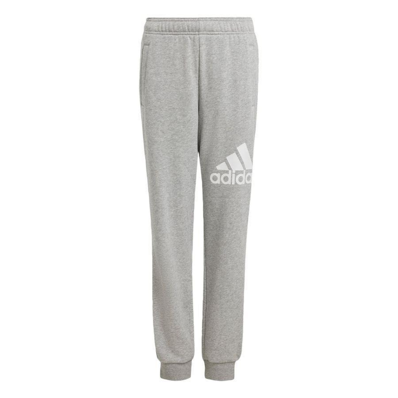 Calça adidas Algodão Essentials Regular Fit Big Logo - Infantil - Foto 1