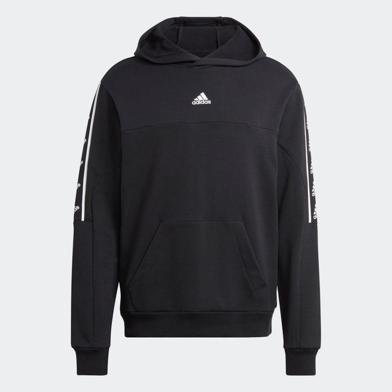 Blusão de Moletinho com Capuz adidas Brandlove - Masculino - Foto 3