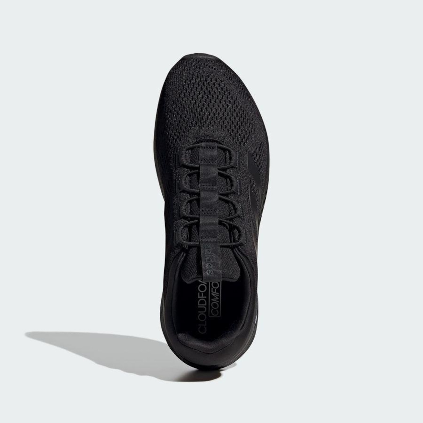 Tênis adidas Cadarço Elástico Cloudfoam Comfy - Masculino - Foto 4