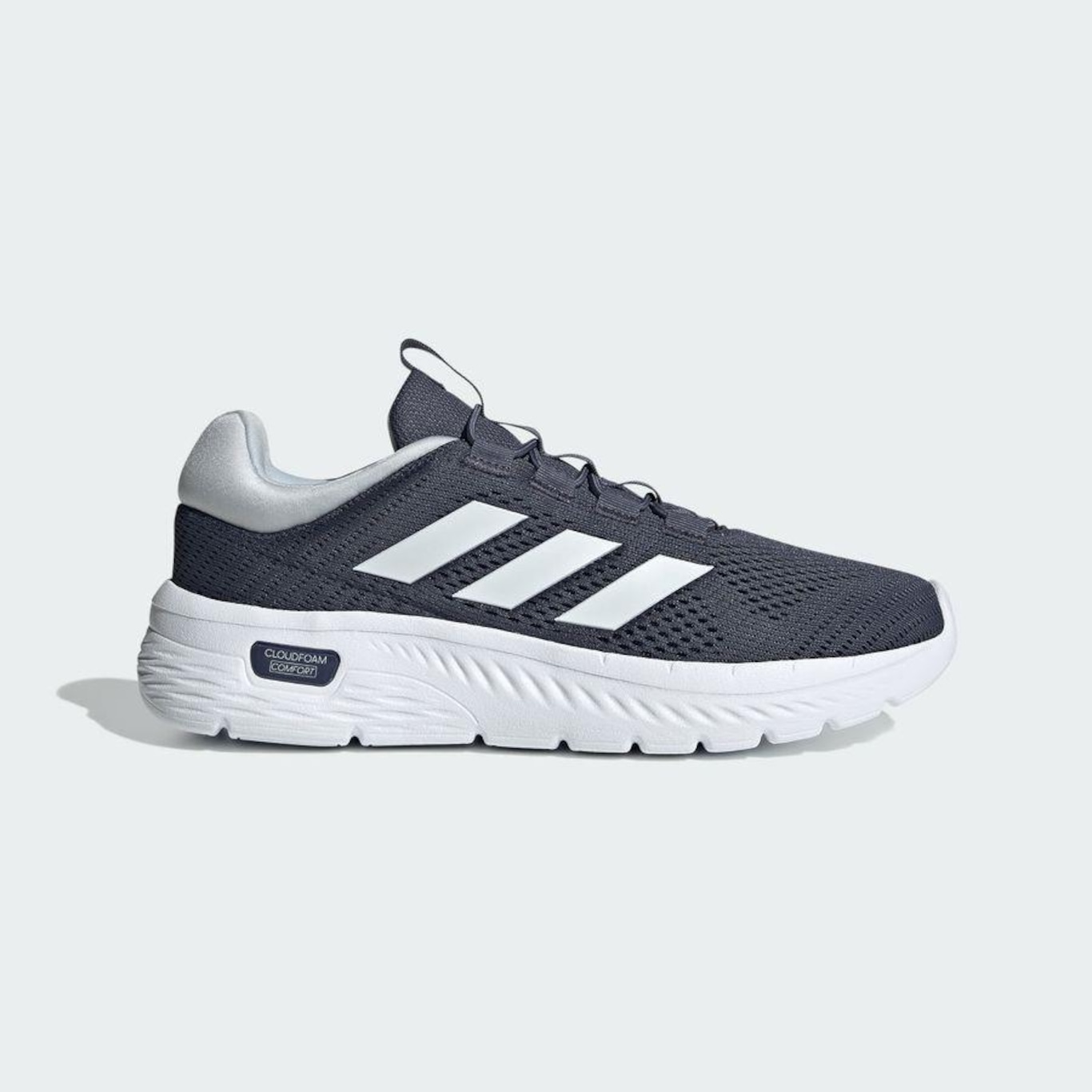 Tênis adidas Cadarço Elástico Cloudfoam Comfy - Masculino - Foto 2