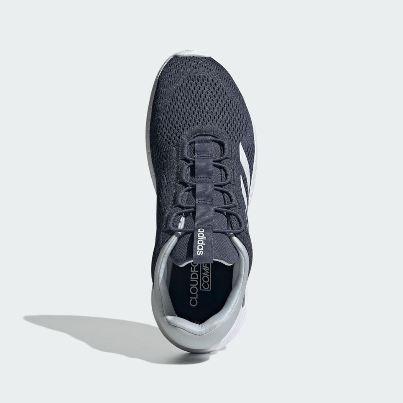 Tênis adidas Cadarço Elástico Cloudfoam Comfy - Masculino - Foto 4