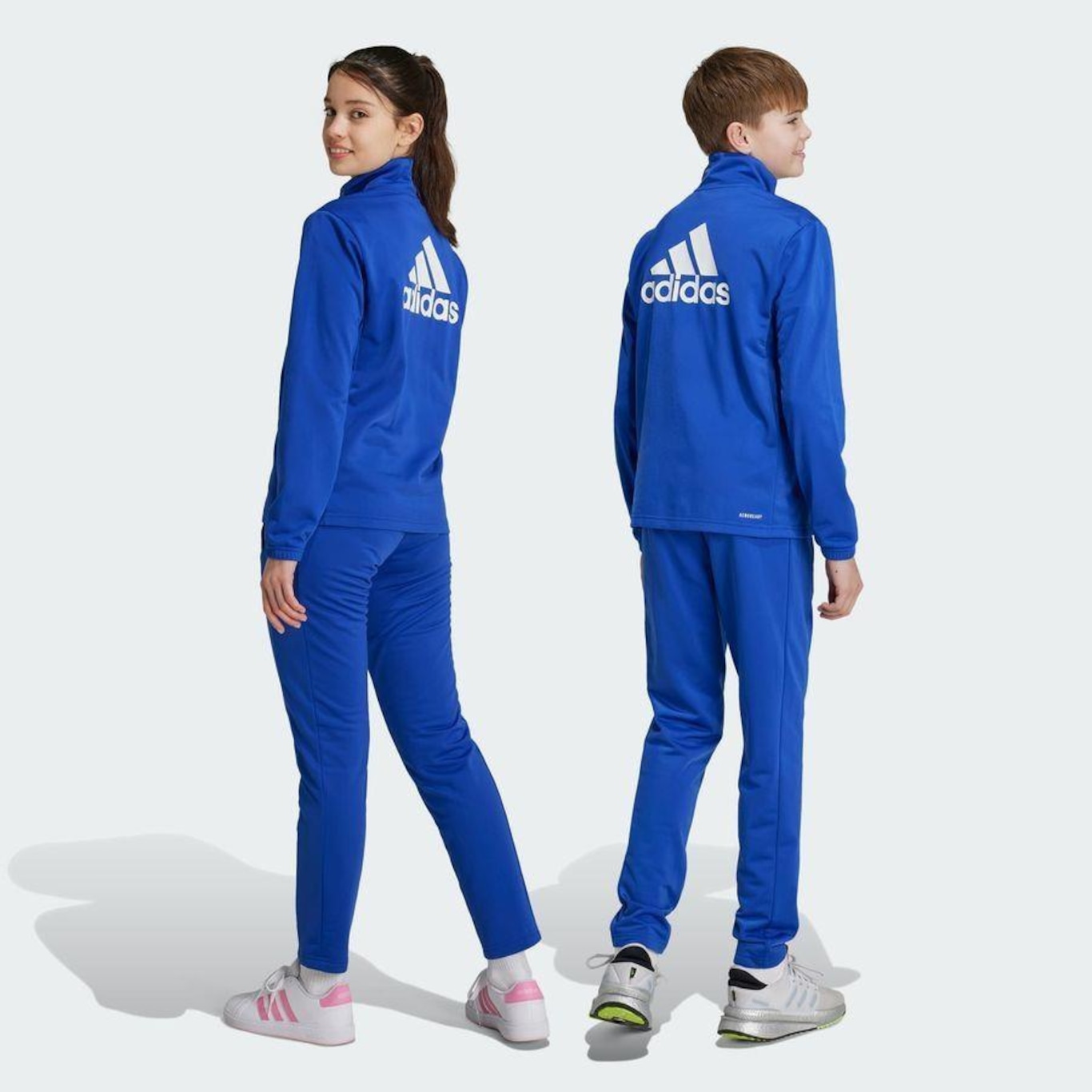 Agasalho sem Capua adidas U Bl Ts - Infantil - Foto 4