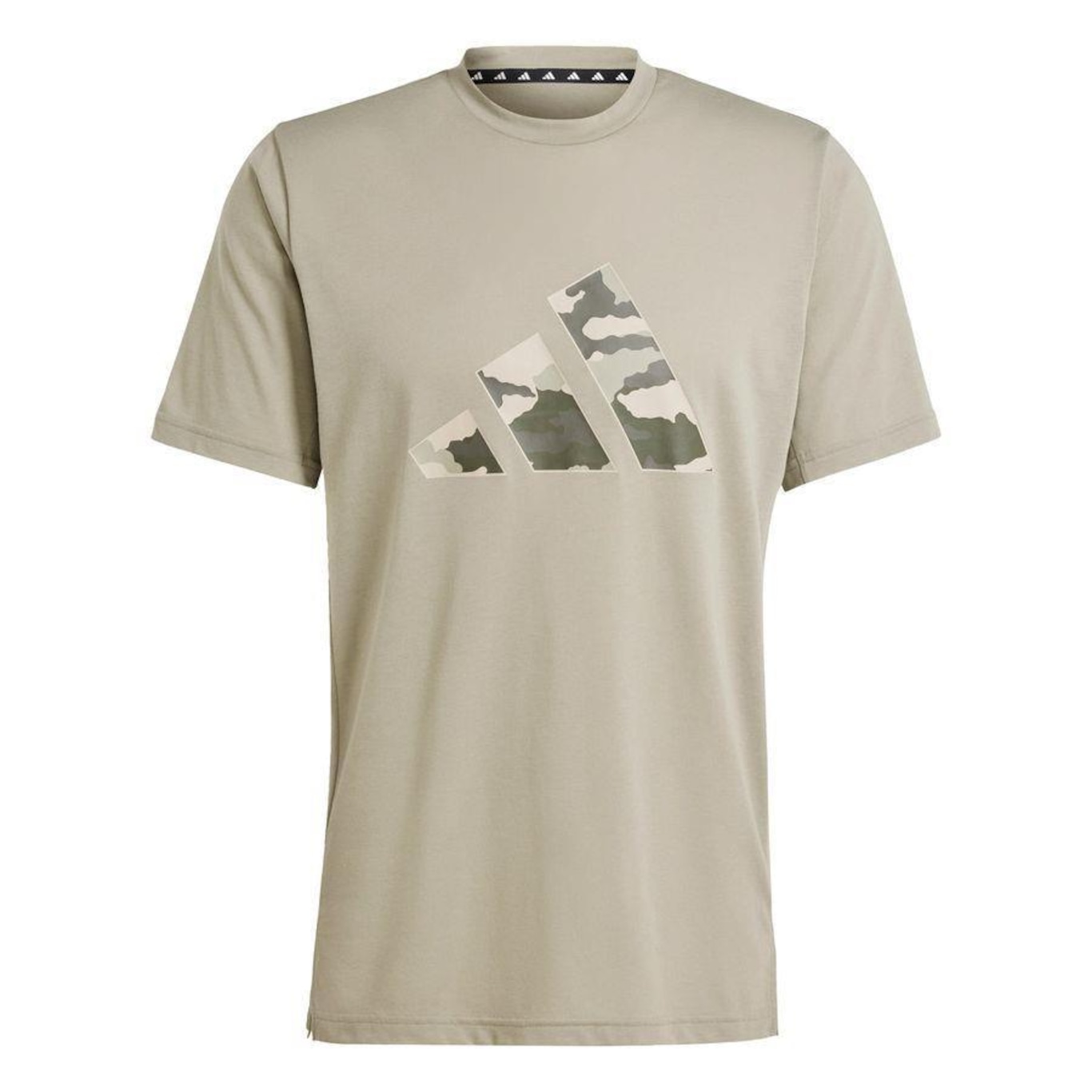 Camiseta adidas Treino Essentials Camo Graphic Logo - Masculina - Foto 1