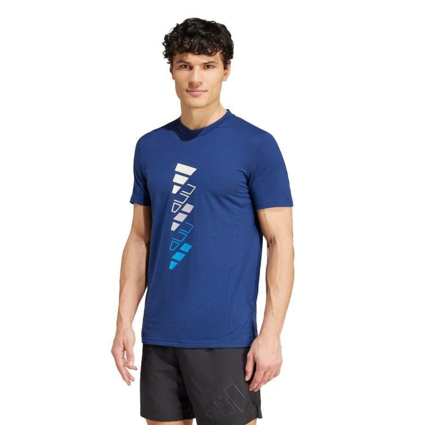 Camiseta adidas Estampada Logo Aeroready Designed For Training - Masculina - Foto 2