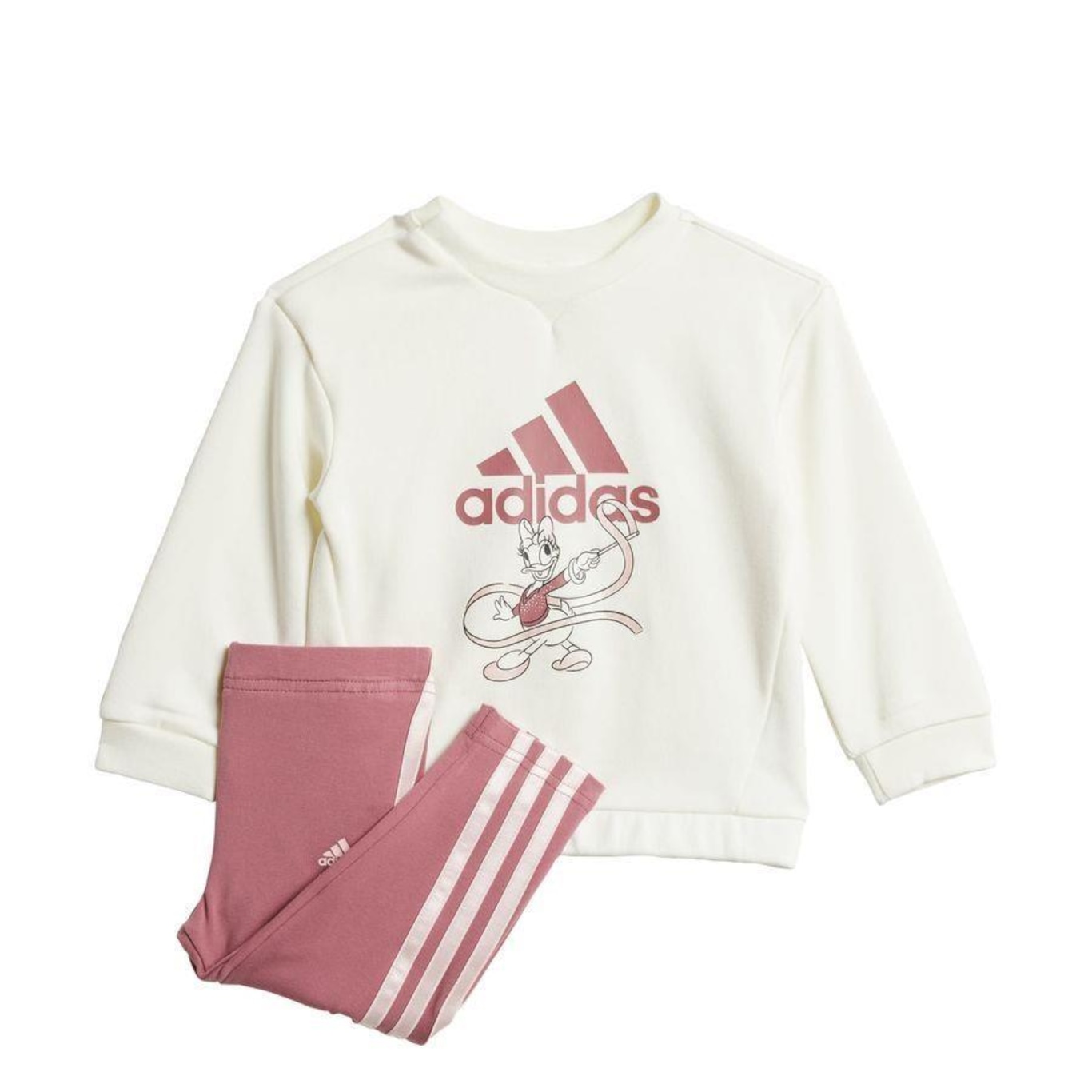 Conjunto adidas Jogger Disney Minnie e Daisy - Infantil - Foto 1