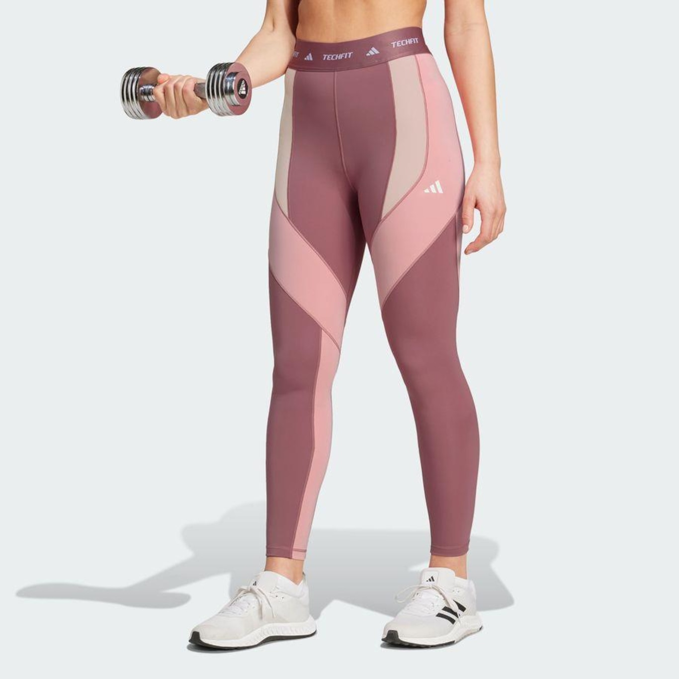 Calça Legging adidas 7/8 Techfit Colorblock - Feminina - Foto 3