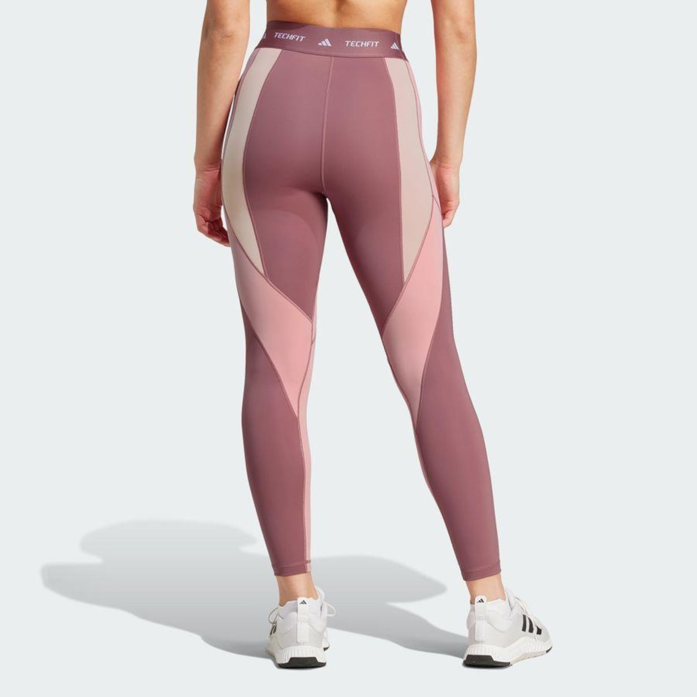 Calça Legging adidas 7/8 Techfit Colorblock - Feminina - Foto 5