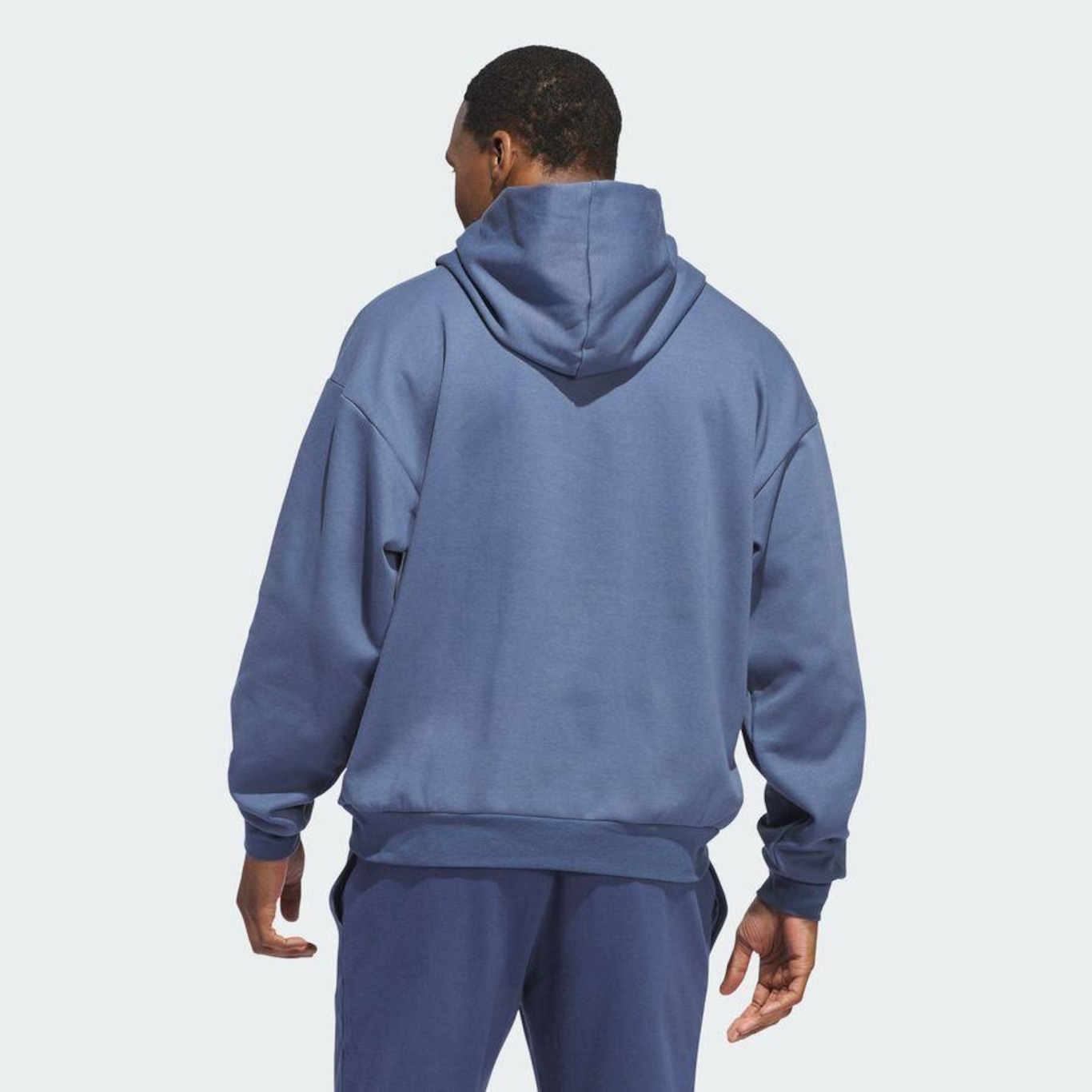 Blusão de Moletom com Capuz adidas Fleece Foundation Select - Masculino - Foto 5