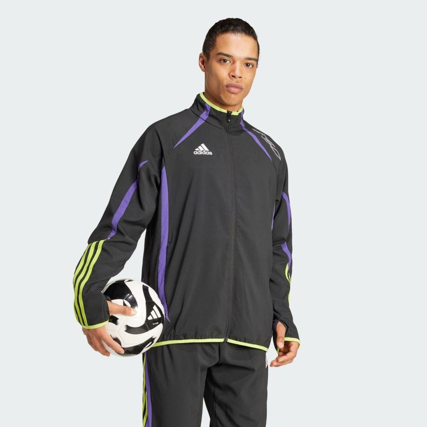 Jaqueta sem Capuz adidas Malha F50 - Masculina - Foto 6