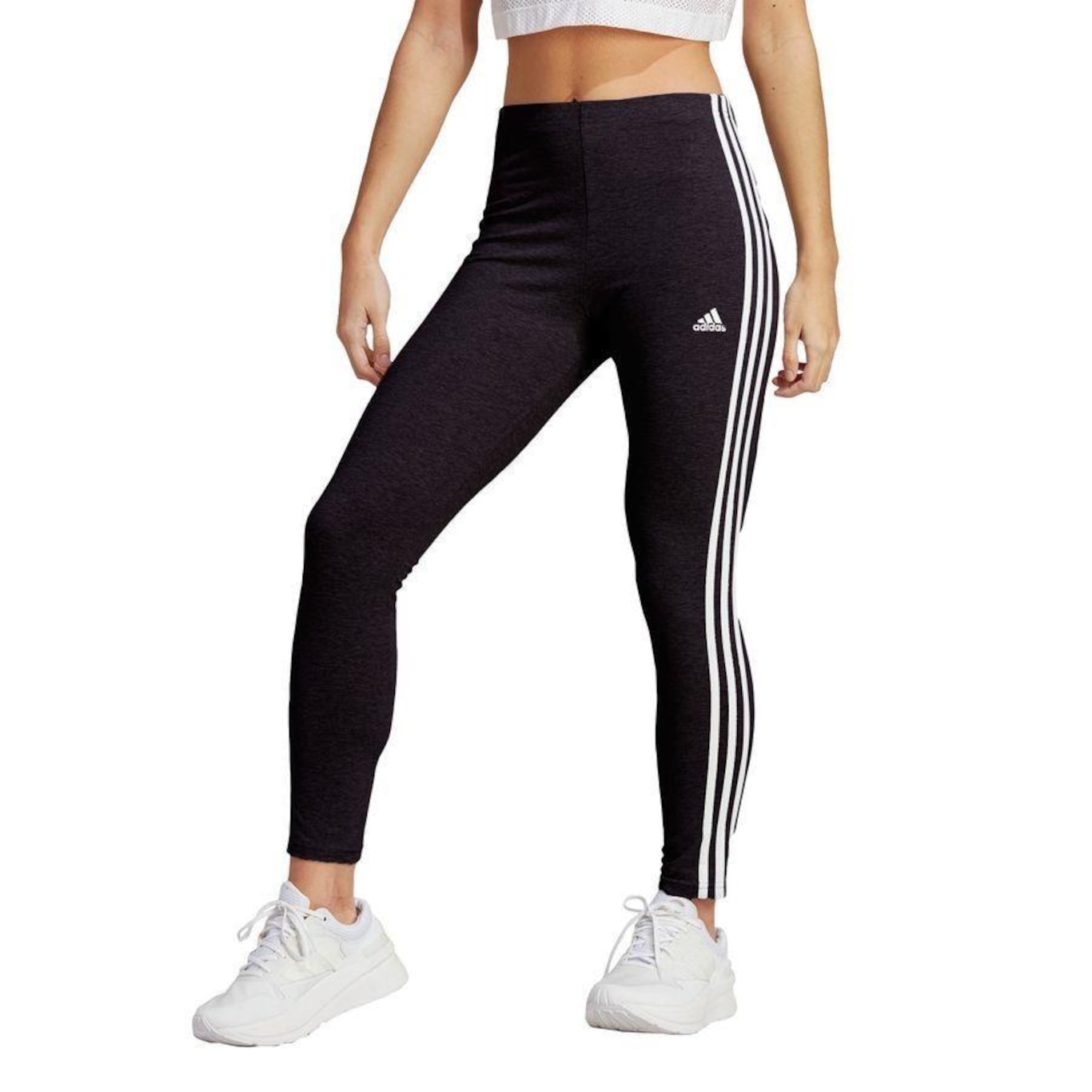 Calça Legging adidas Essentials 3-Stripes - Feminina - Foto 2