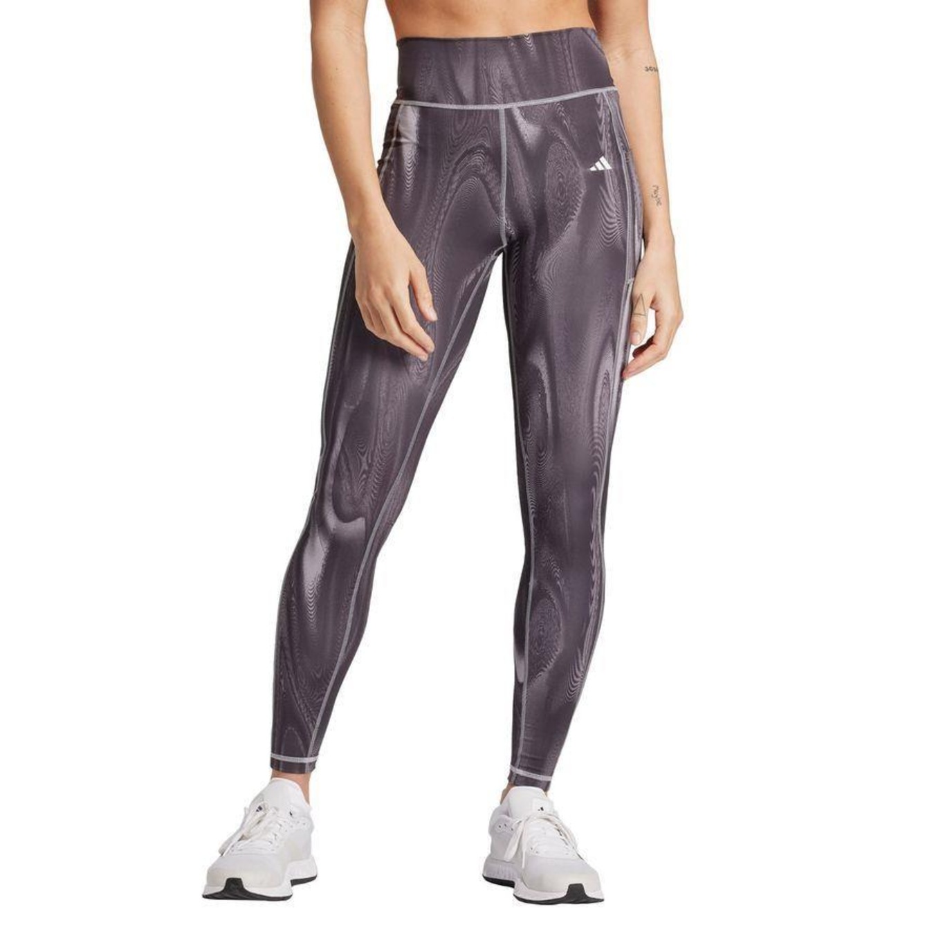 Calça Legging adidas Estampada Optime - Feminina - Foto 2