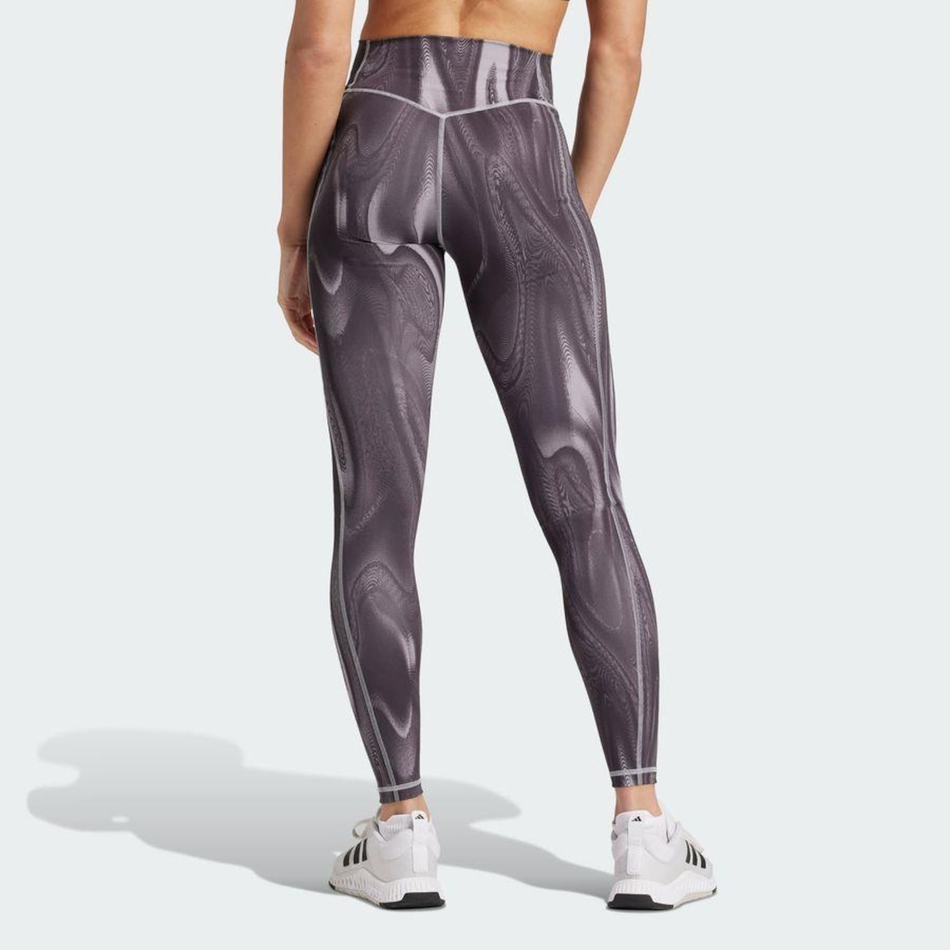 Calça Legging adidas Estampada Optime - Feminina - Foto 5