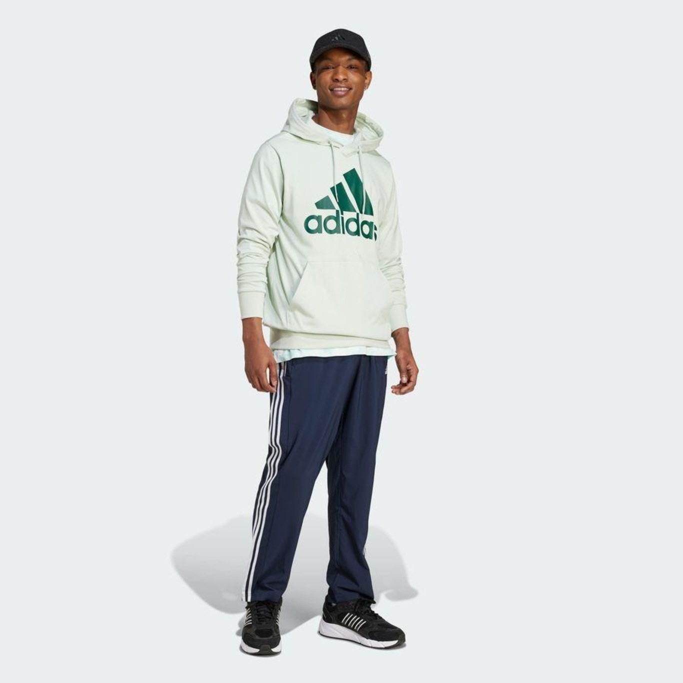 Blusão de Moletom com Capuz adidas Essentials Logo - Masculino - Foto 6