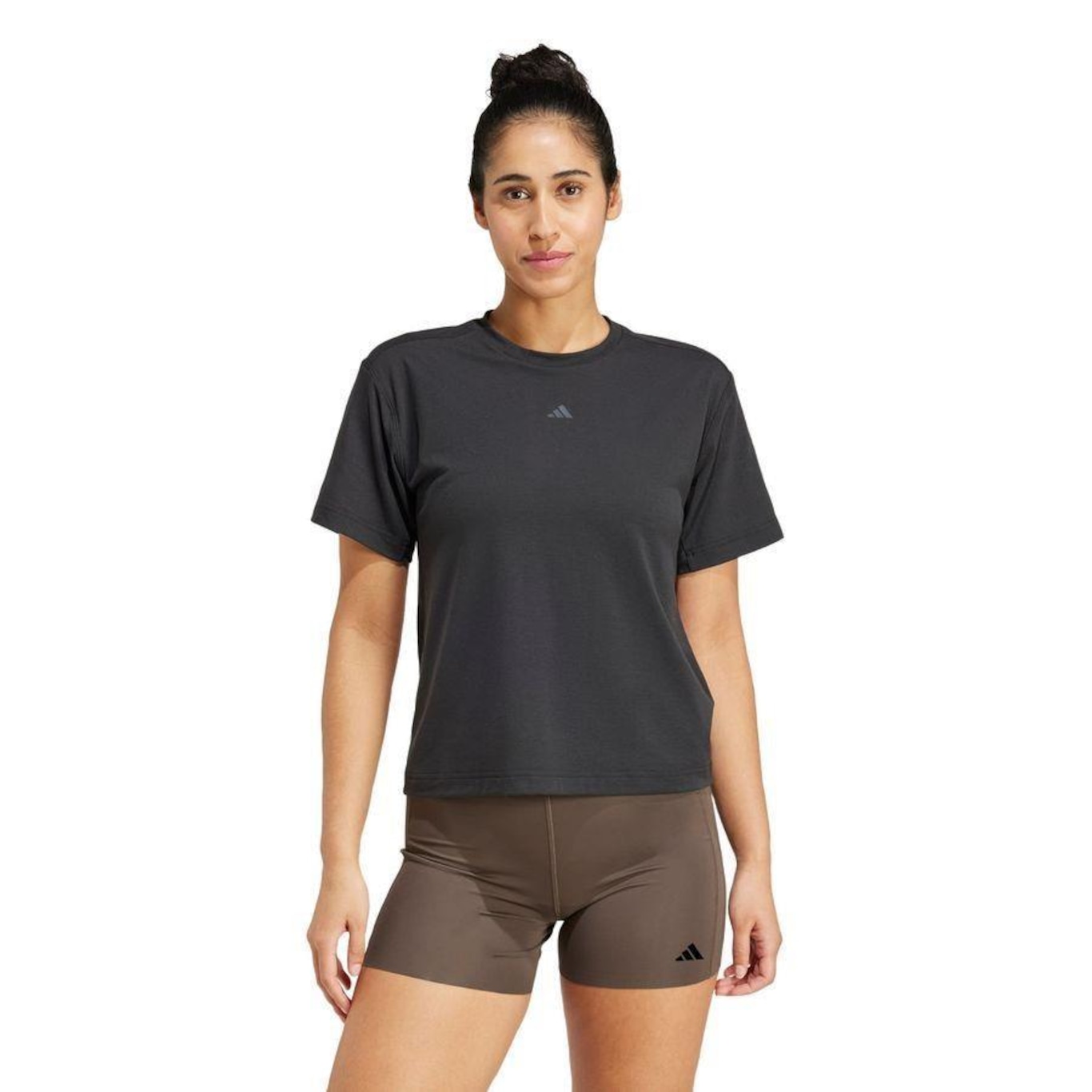 Camiseta adidas Power Back-Cutout Três Listras - Feminina - Foto 2