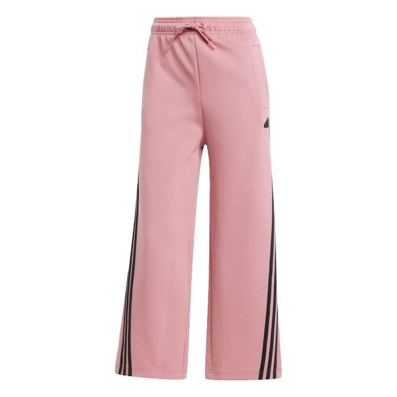 Calça adidas Barras Abertas Future Icons Três Listras - Feminina - Foto 1