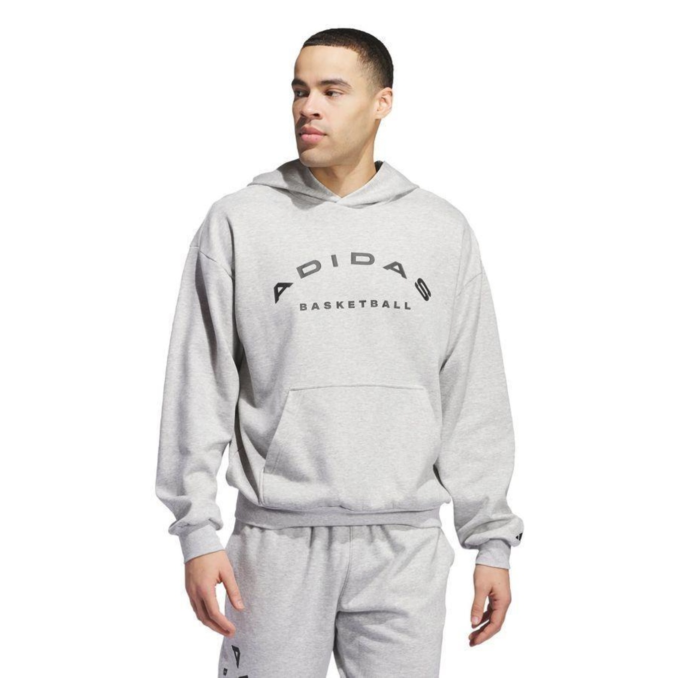 Blusão de Moletom com Capuz adidas Fleece Foundation Select - Masculino - Foto 2