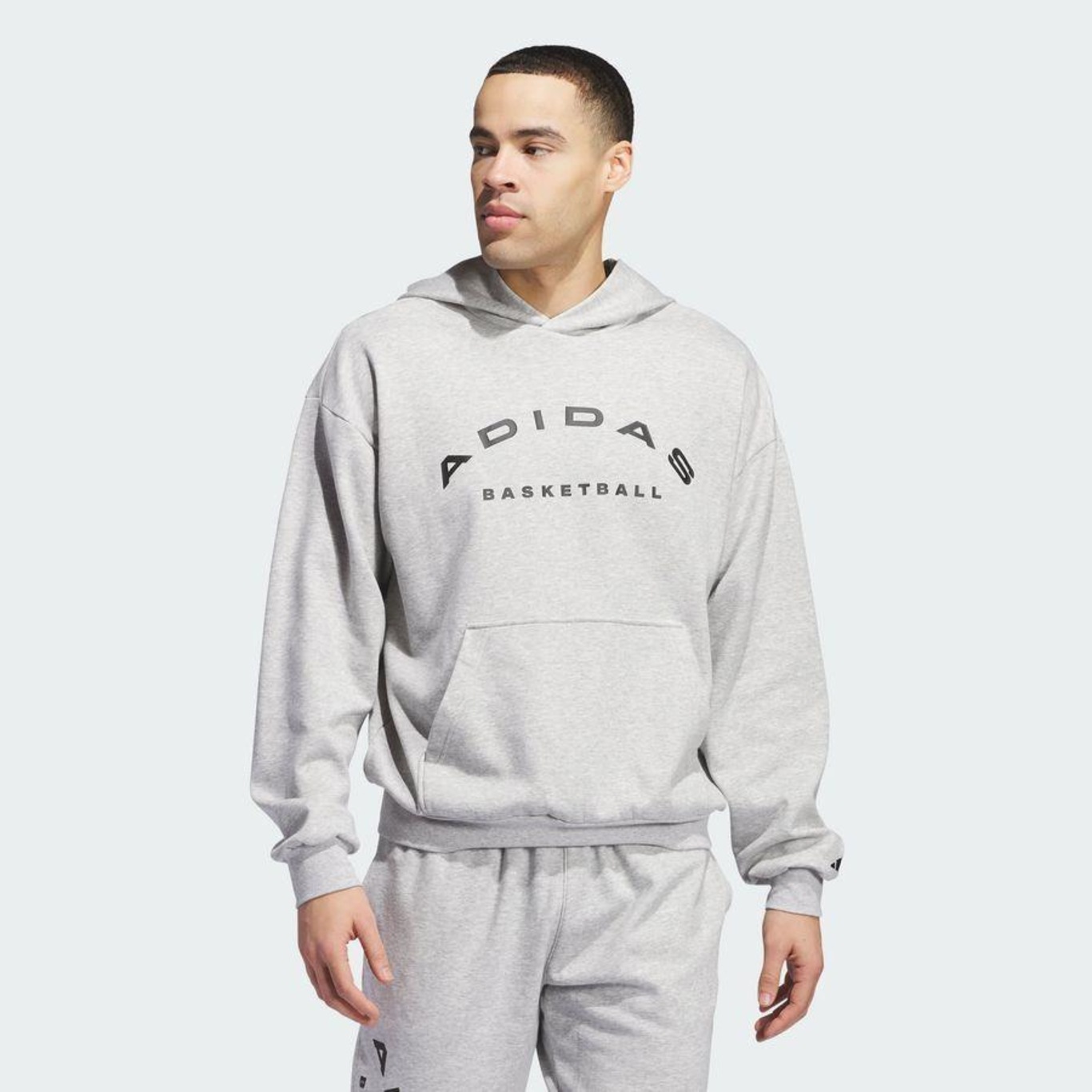 Blusão de Moletom com Capuz adidas Fleece Foundation Select - Masculino - Foto 3