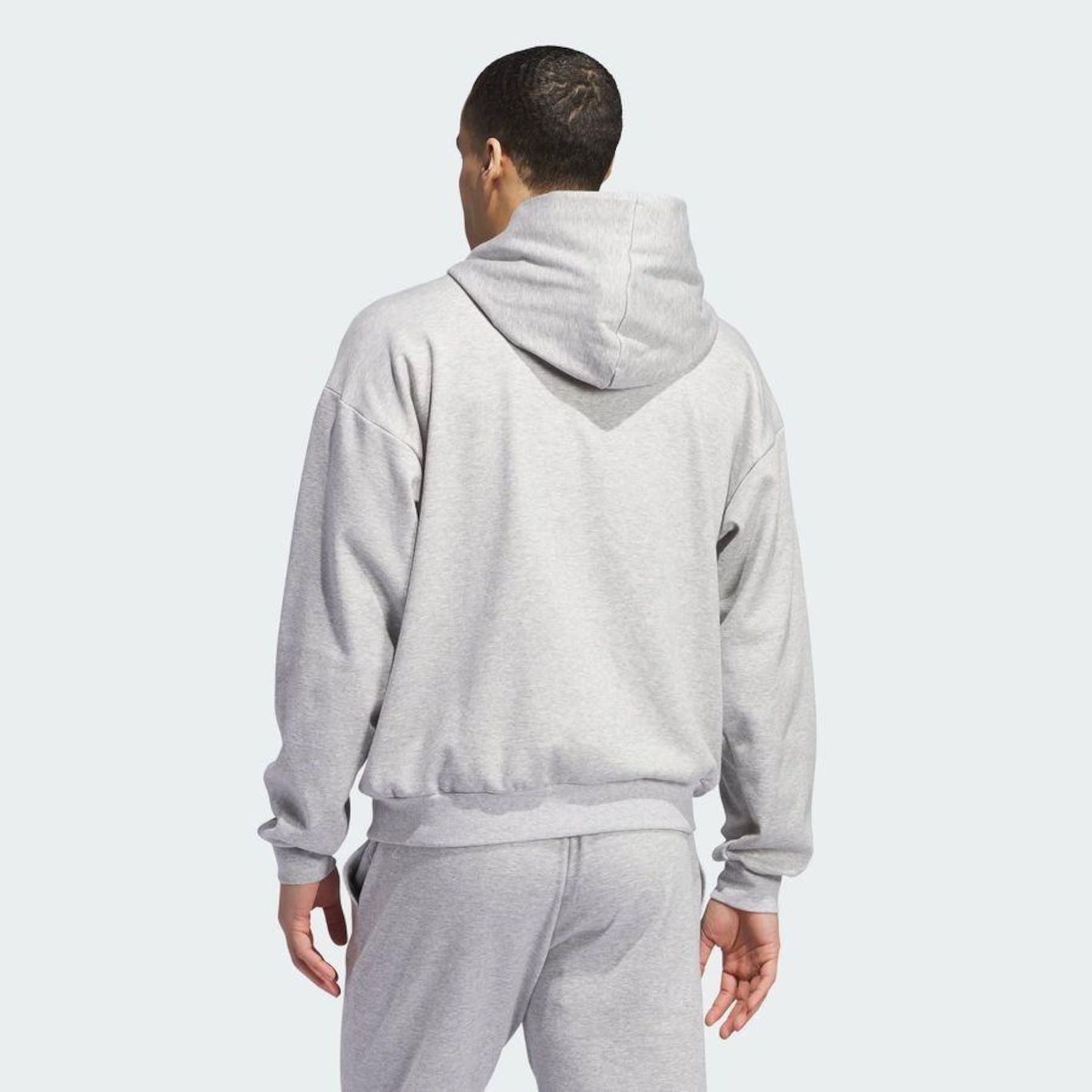 Blusão de Moletom com Capuz adidas Fleece Foundation Select - Masculino - Foto 5