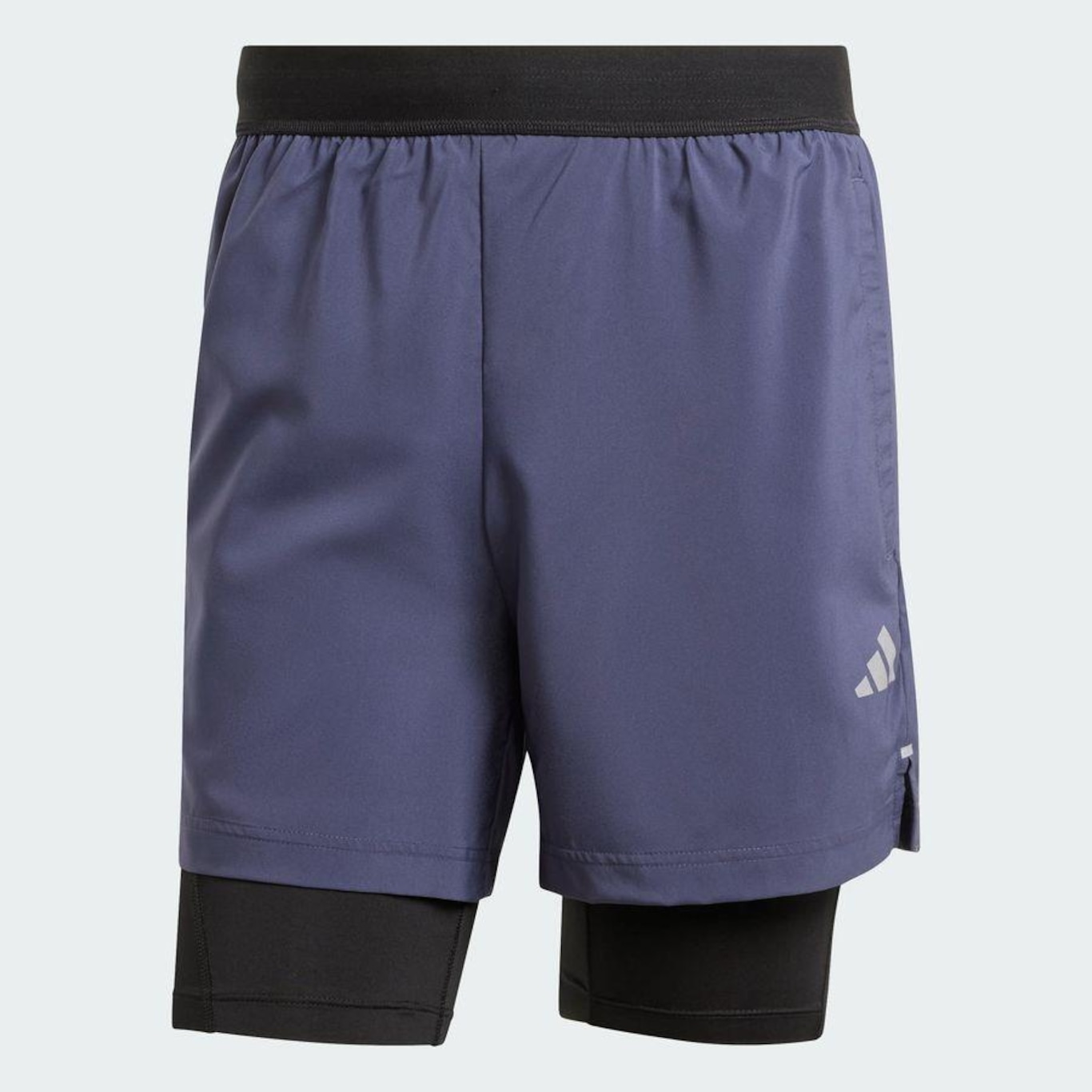 Shorts adidas Treino 2 em 1 Gym+ - Masculino - Foto 4