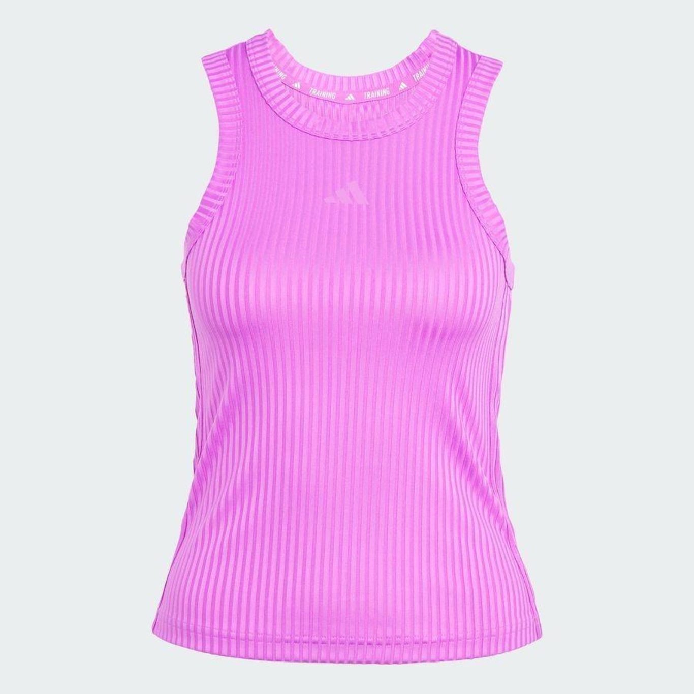 Camiseta Regata adidas Justa All Gym Seasonal Rib Tonal Três Listras - Feminina - Foto 4