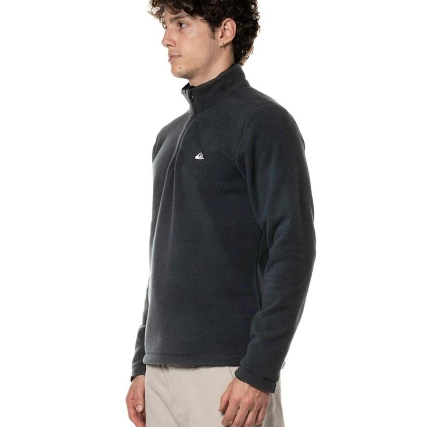 Blusão Moletom Quiksilver Fleece Care Bogong - Masculino - Foto 3