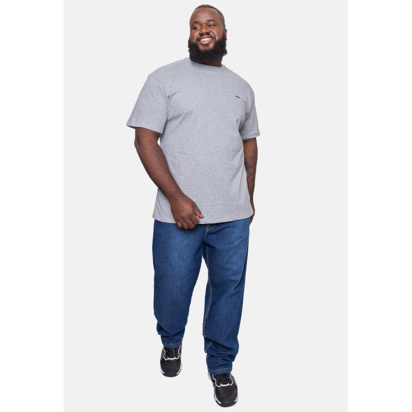 Camiseta Fatal Plus Size Fashion Basic - Masculina - Foto 5