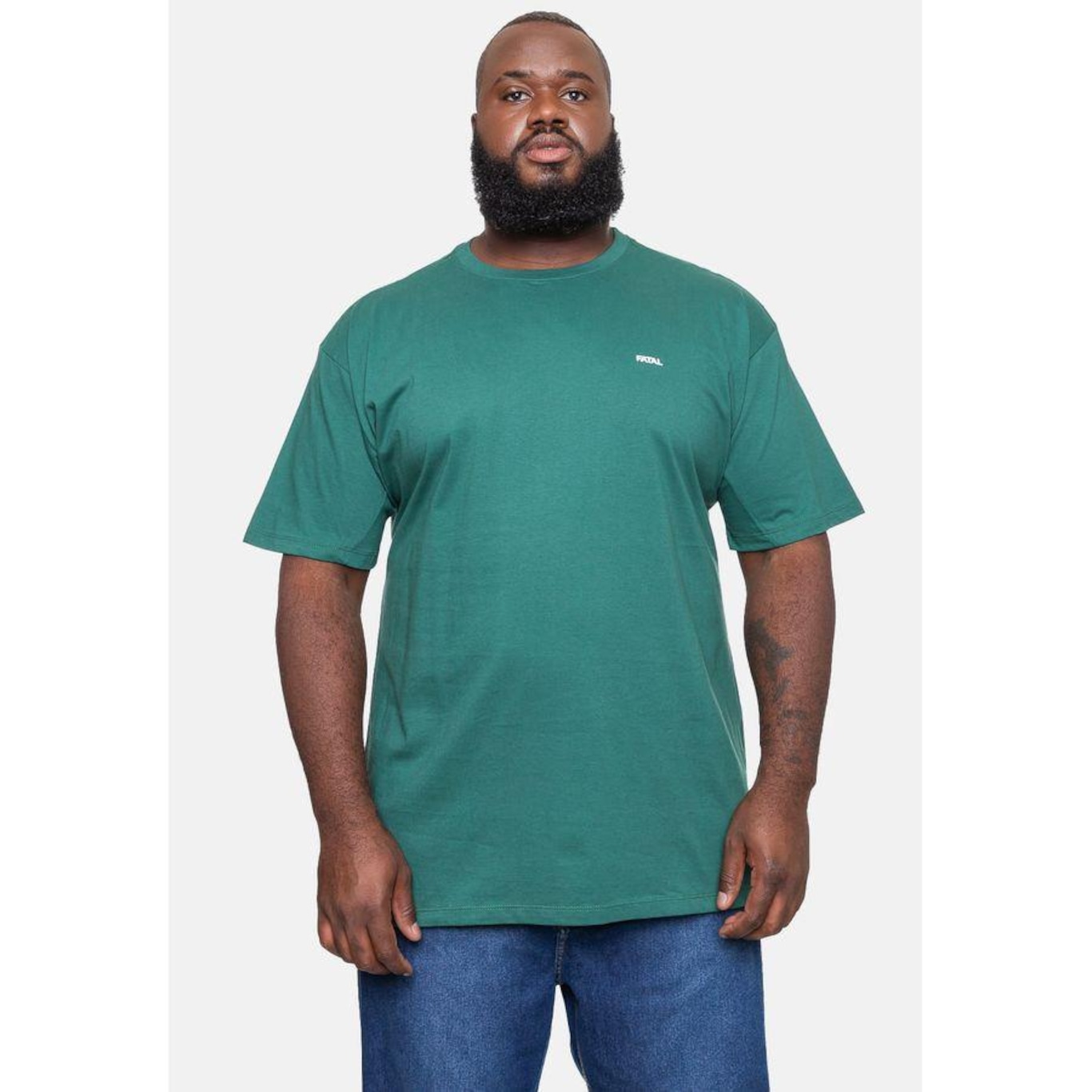 Camiseta Fatal Plus Size Fashion Basic - Masculina - Foto 1