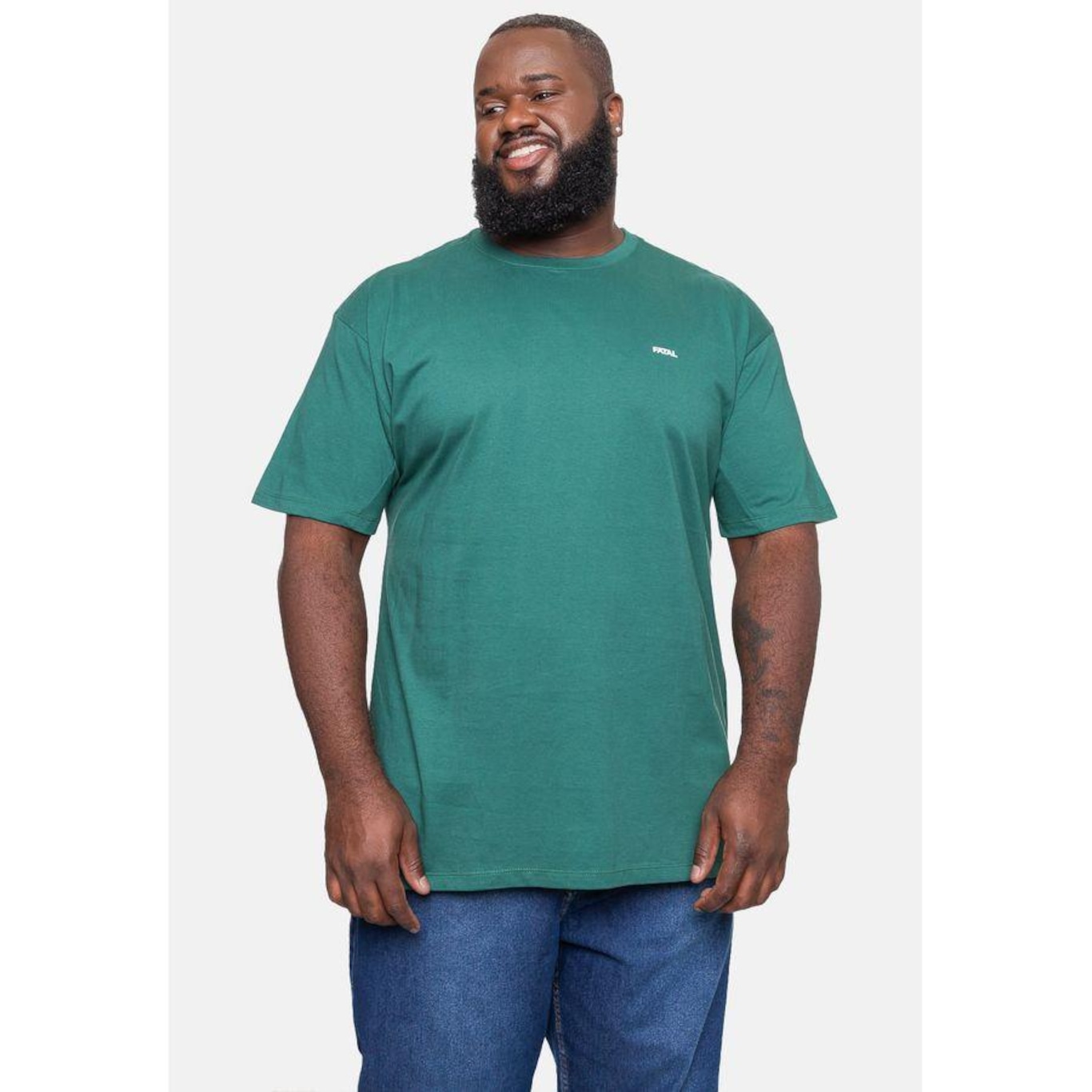 Camiseta Fatal Plus Size Fashion Basic - Masculina - Foto 4