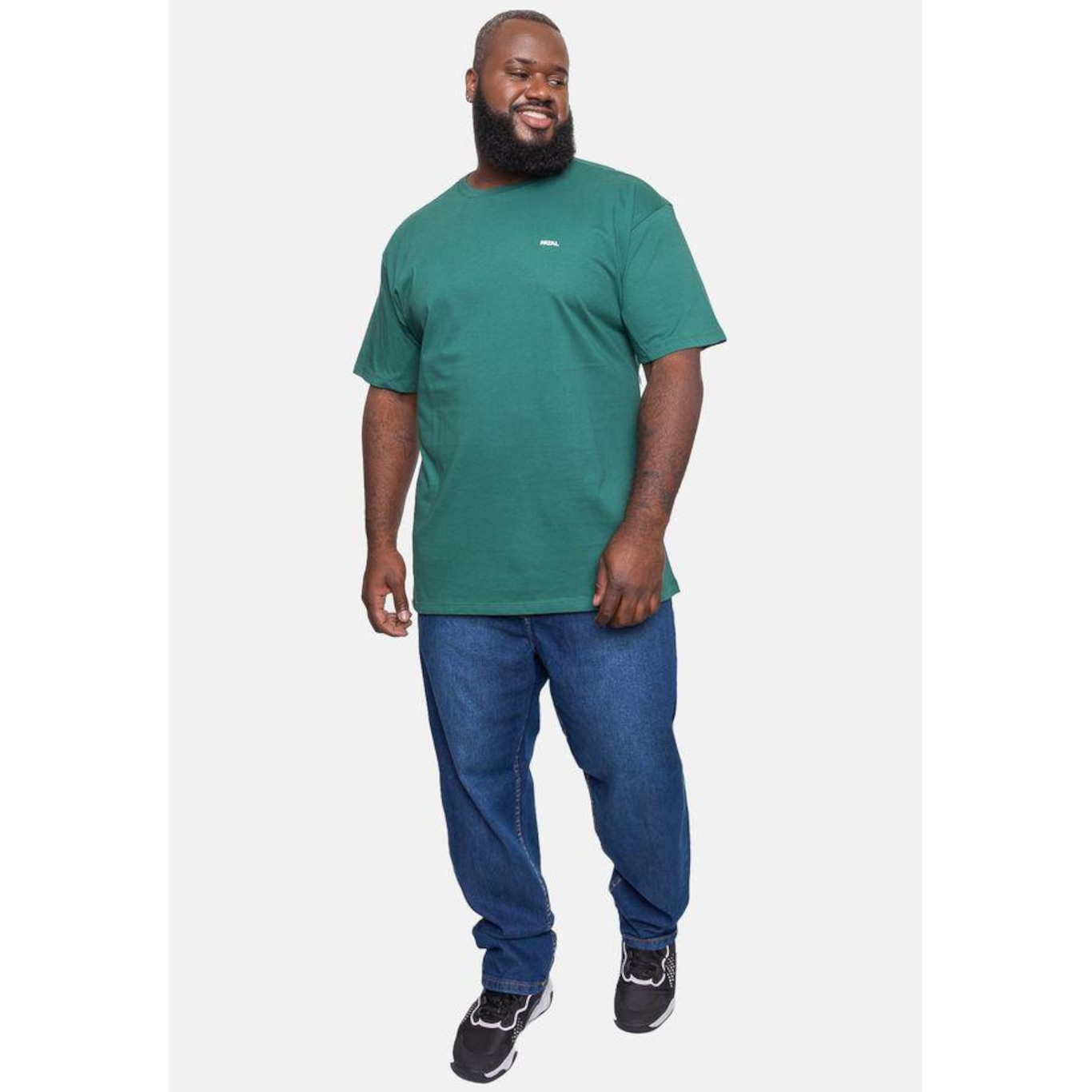 Camiseta Fatal Plus Size Fashion Basic - Masculina - Foto 5