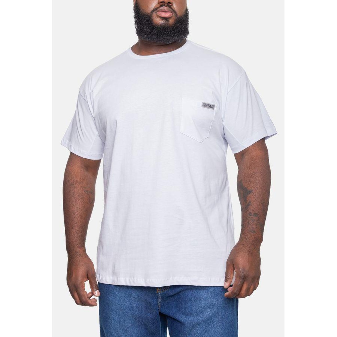 Camiseta Fatal Fashion Basic Plus Size  - Fatal - Masculino - Foto 2