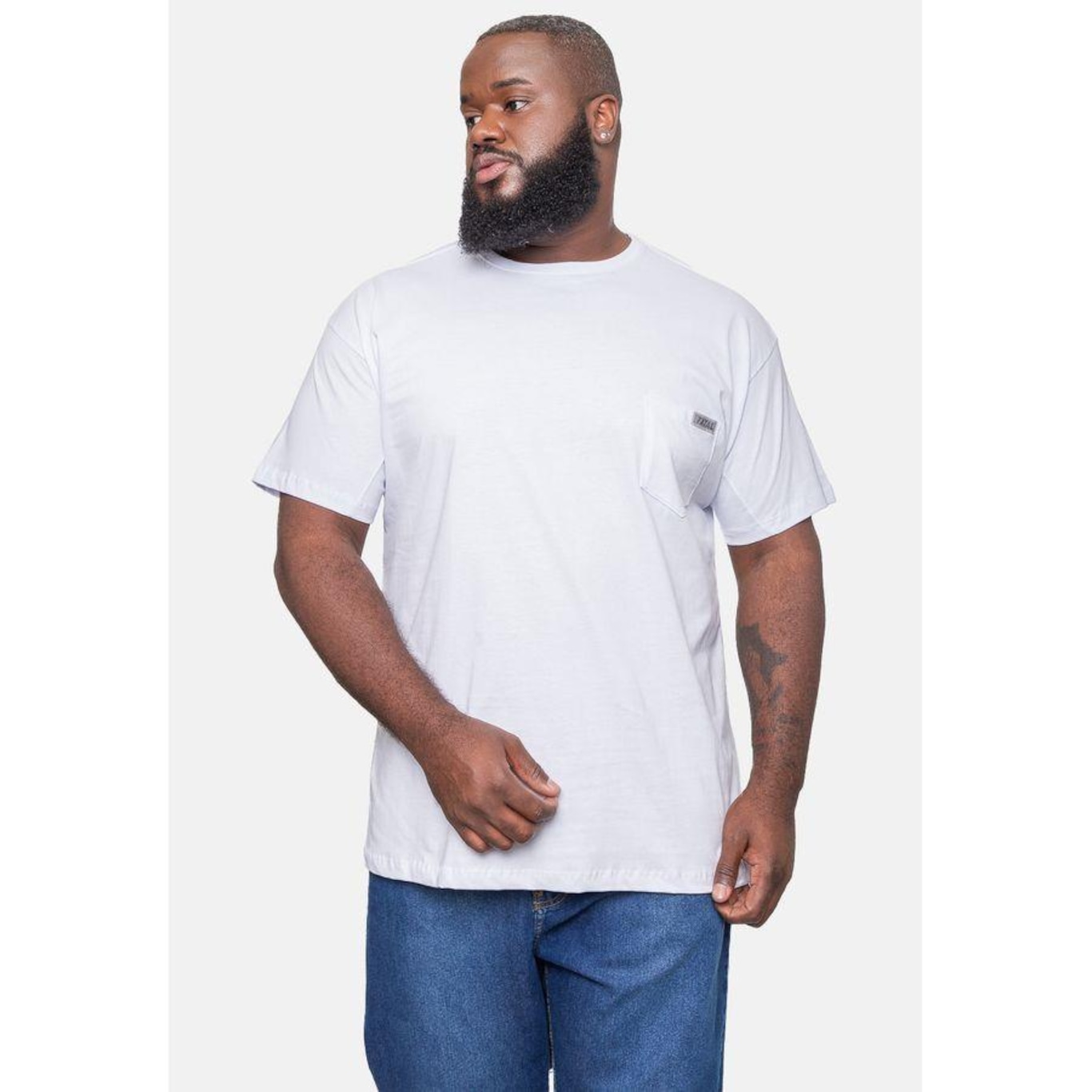 Camiseta Fatal Fashion Basic Plus Size  - Fatal - Masculino - Foto 3