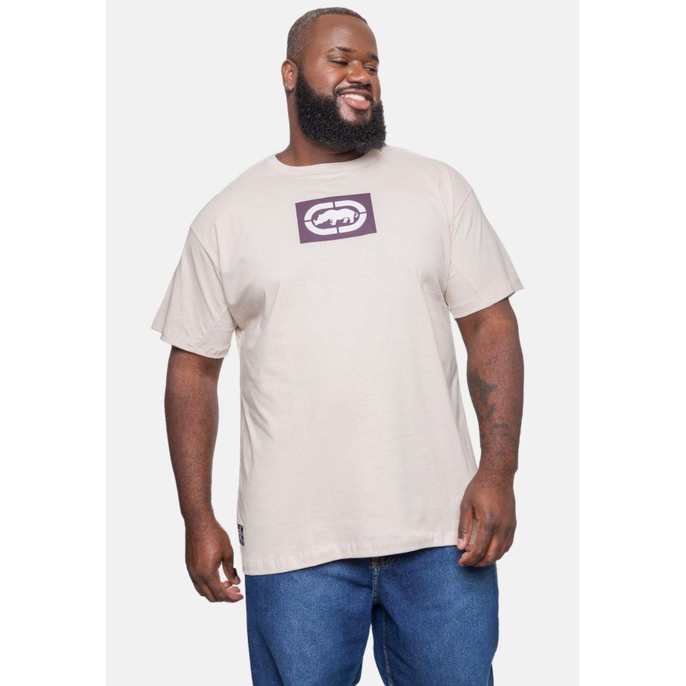 Camiseta Ecko Estampada Areia - Masculina - Foto 4