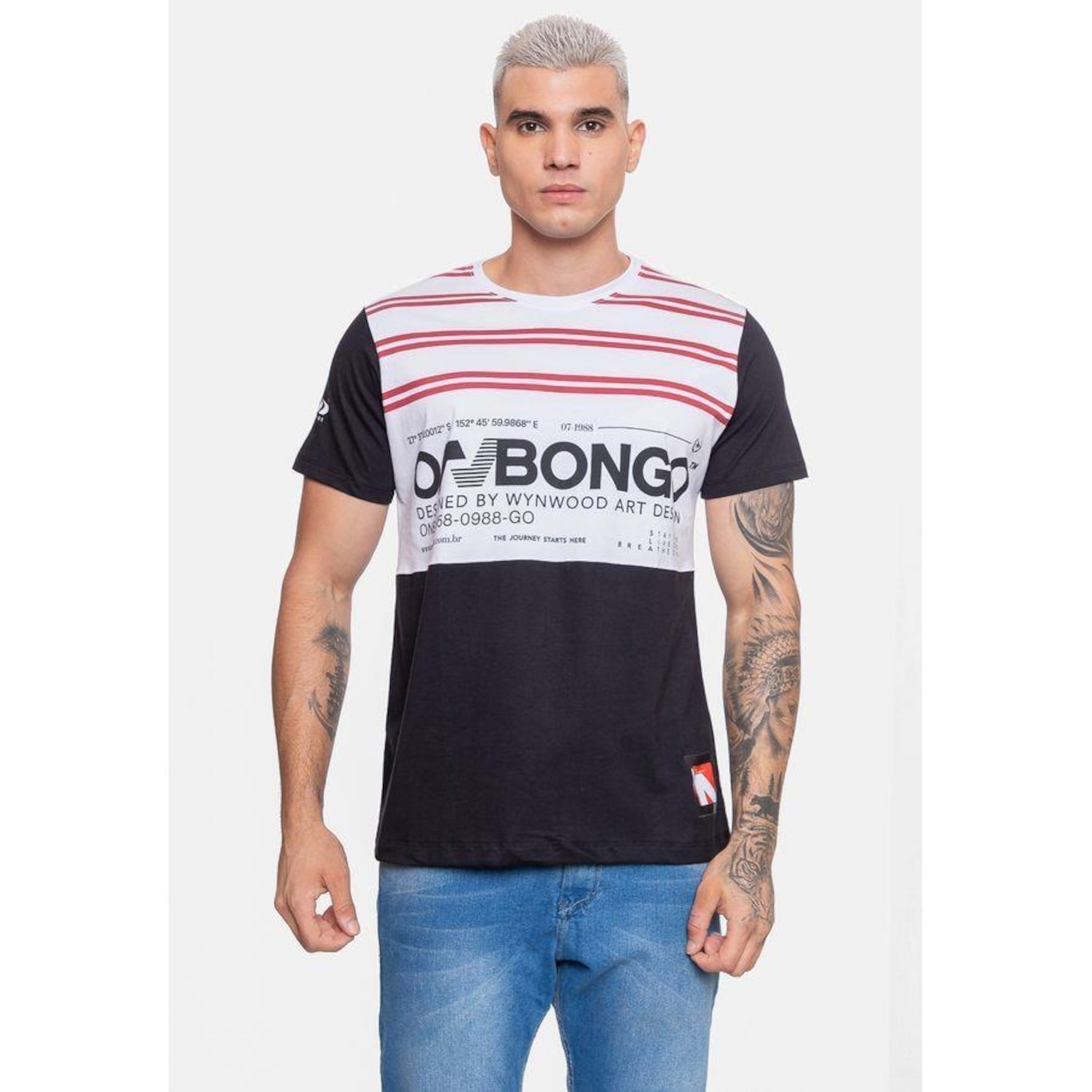 Camiseta Onbongo Here - Masculina - Foto 2