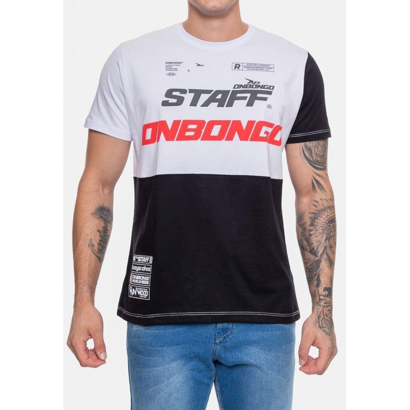 Camiseta Onbongo Staff Snc88 - Masculina - Foto 1