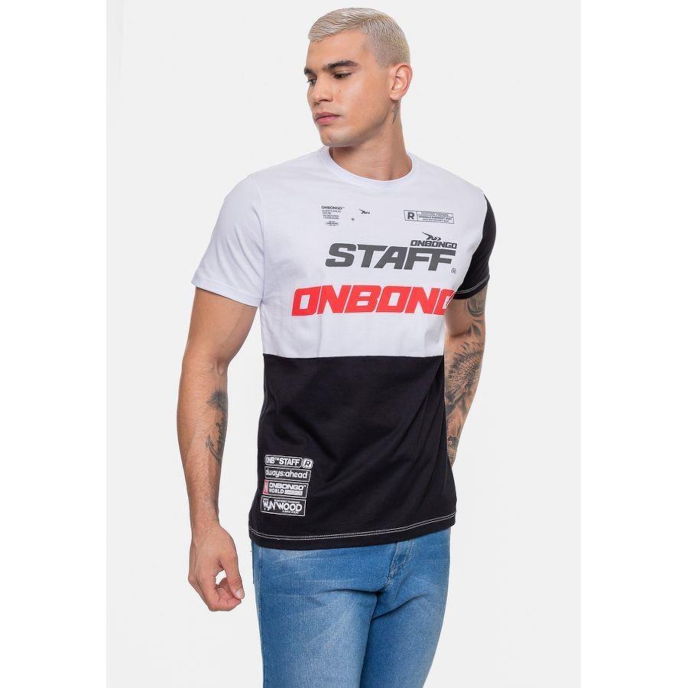 Camiseta Onbongo Staff Snc88 - Masculina - Foto 4