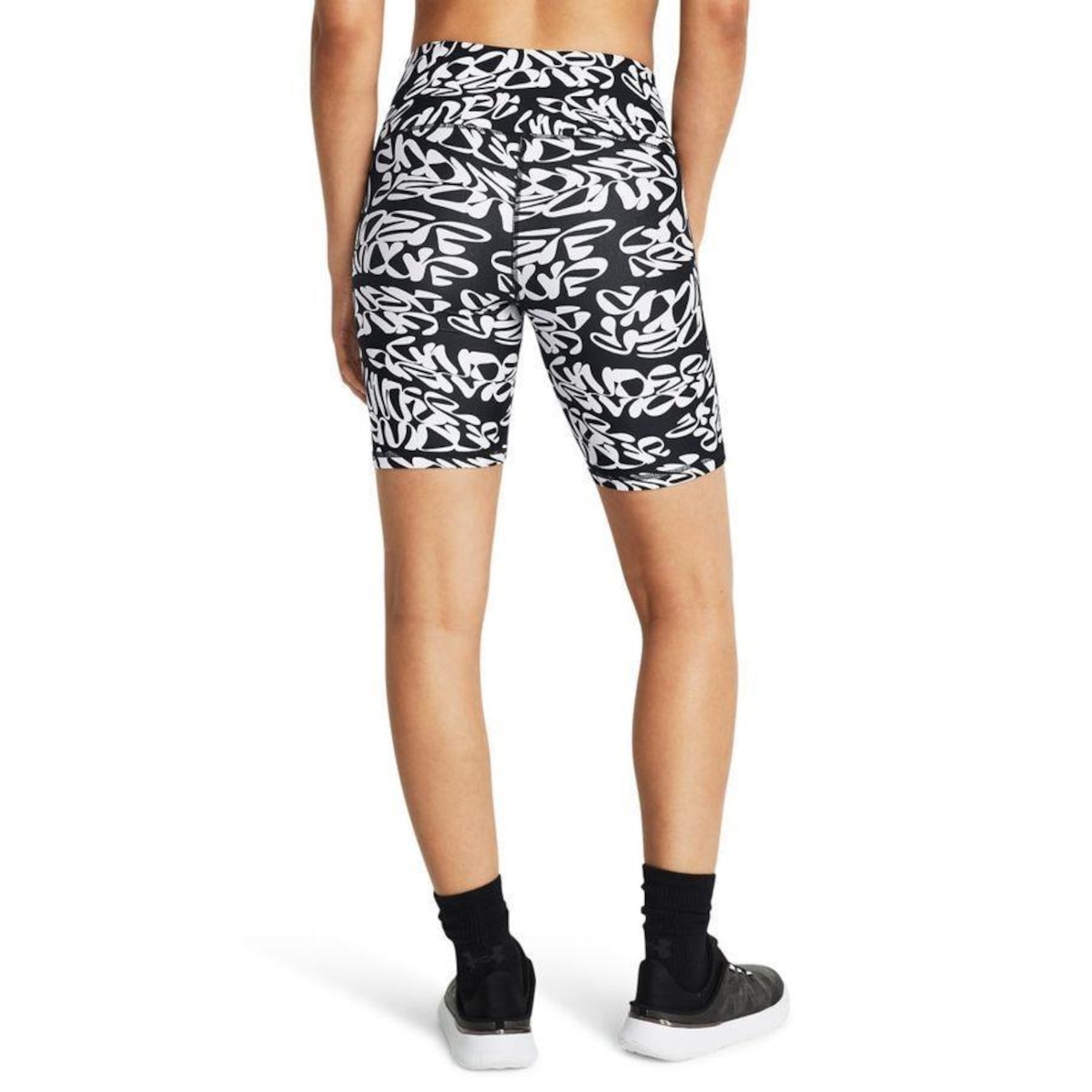 Shorts de Ciclismo Under Armour Heatgear Aop - Feminino - Foto 2