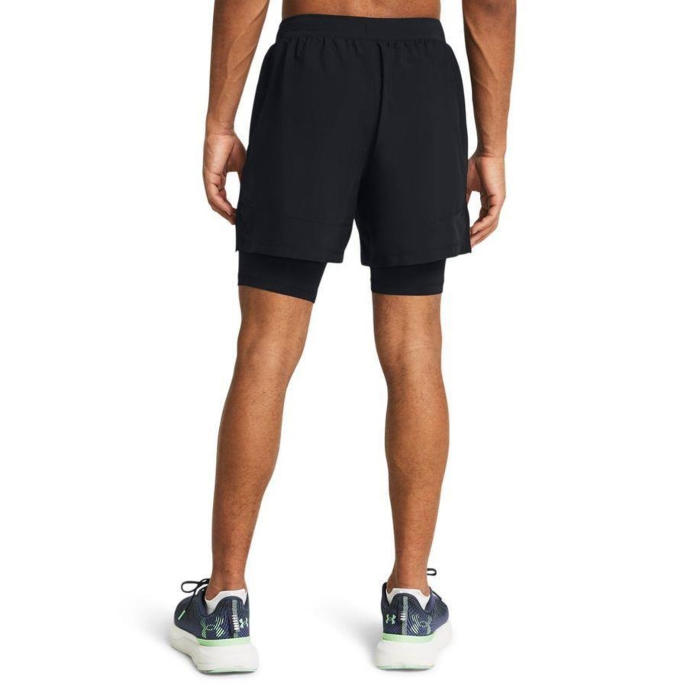 Shorts de Corrida 2 em 1 Under Armour Launch 5 - Masculino - Foto 2