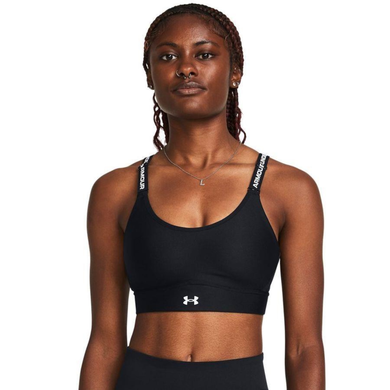 Top de Treino Under Armour Inifnity Mid 2.0 - Feminino - Foto 1