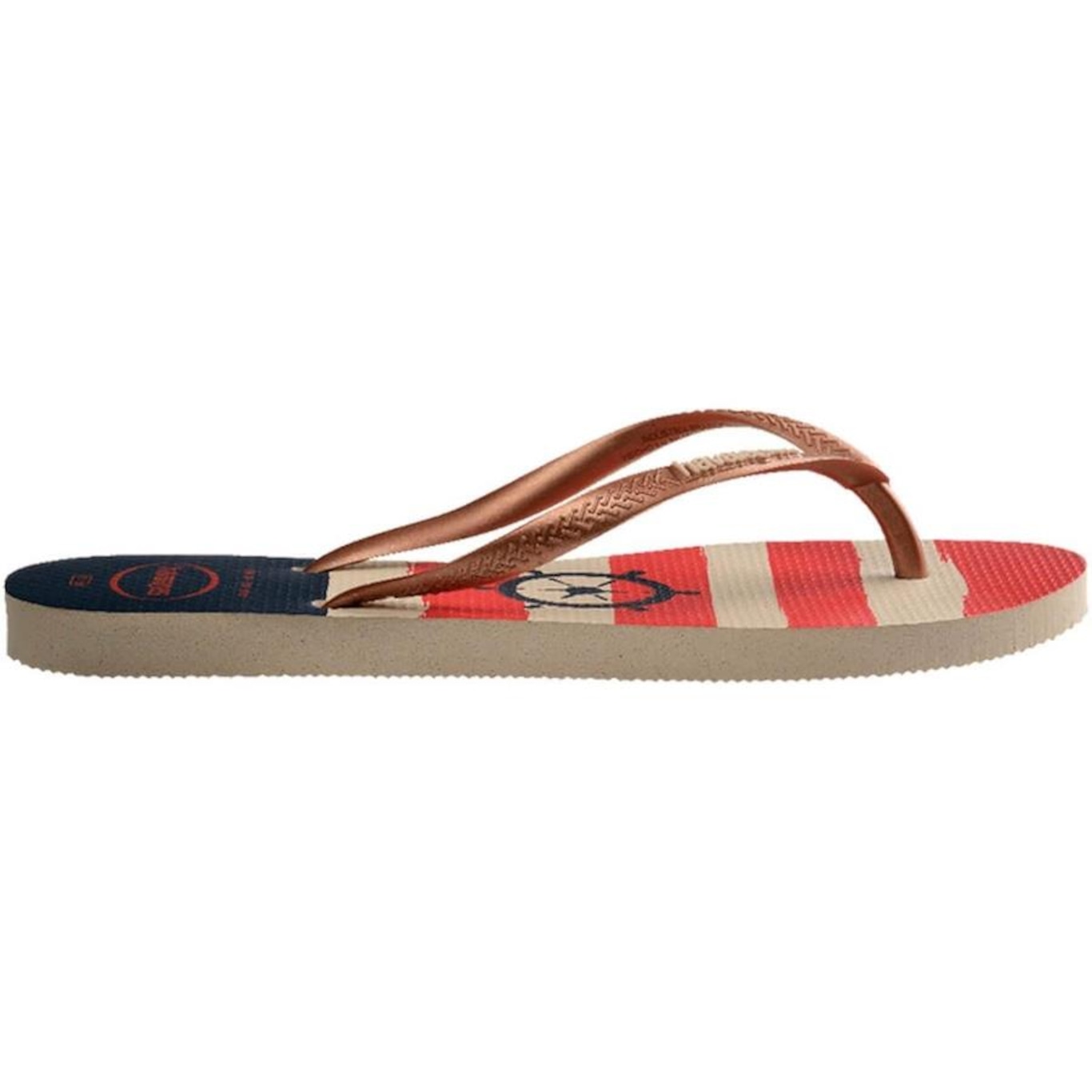 Chinelo Havaianas Slim Nautical - Unissex - Foto 5