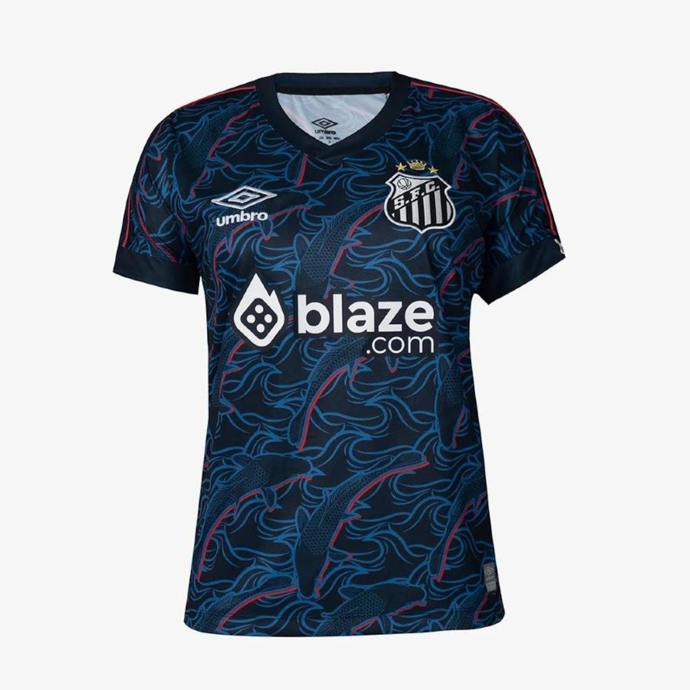 Camisa Santos Umbro 2023/2024 Uniforme 3 Torcedora - Feminina - Foto 1