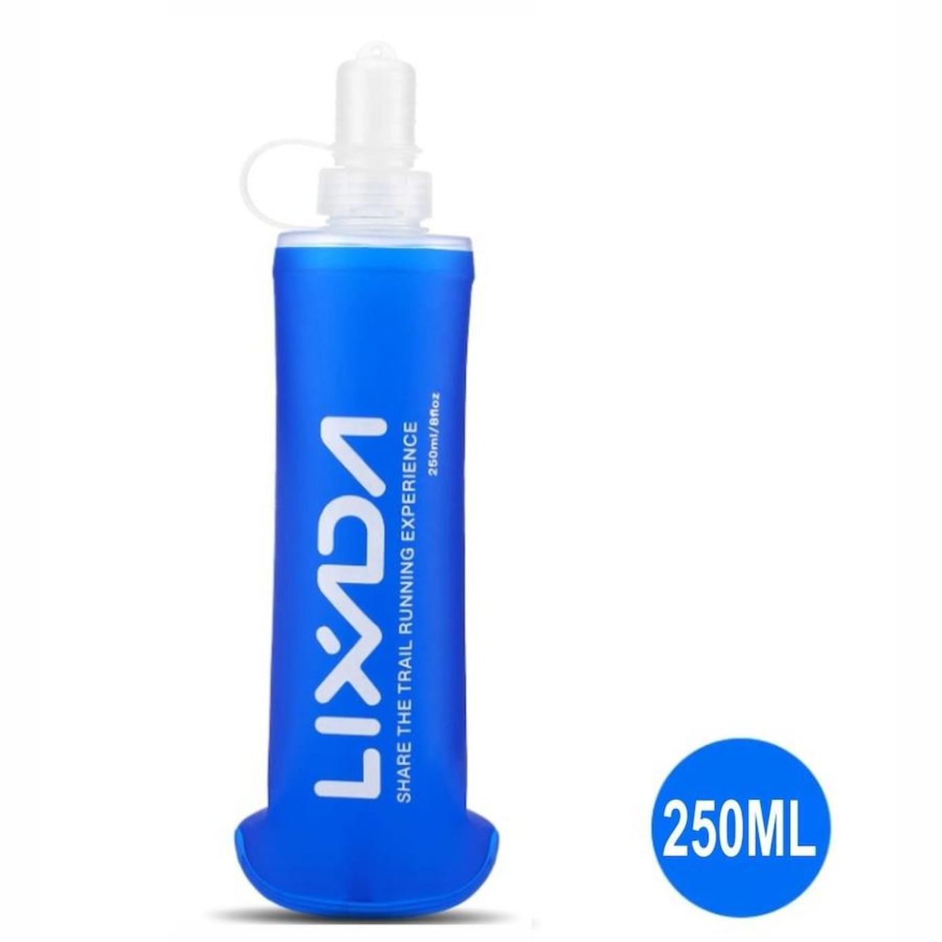 Garrafa Squeeze Silicone Soft Leve Dobrável 250Ml Lixada - Foto 2