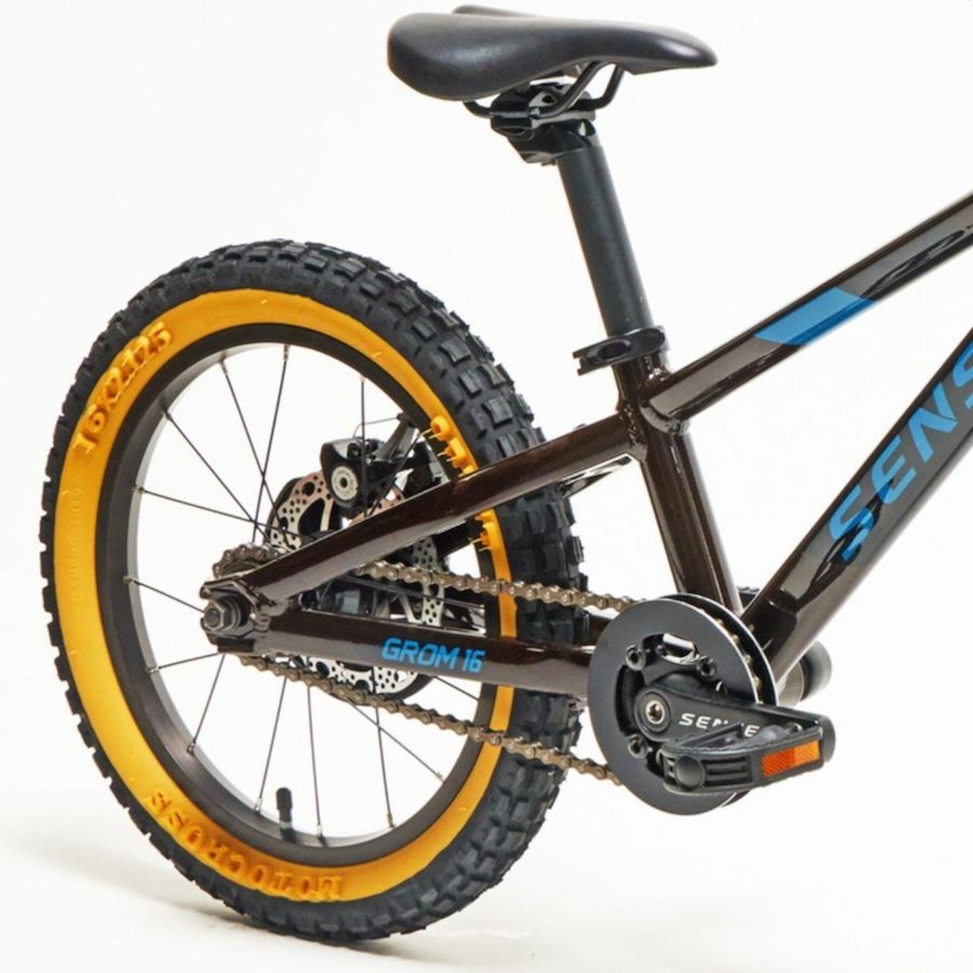 Bicicleta Sense Impact Aro 16 Grom Mtb Freio Disco - Infantil - Foto 3