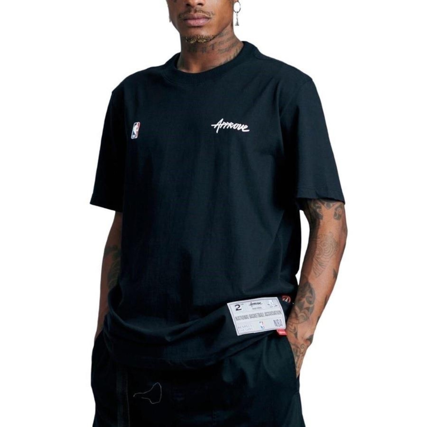 Camiseta Approve X Nba Bold Basic - Masculina - Foto 2