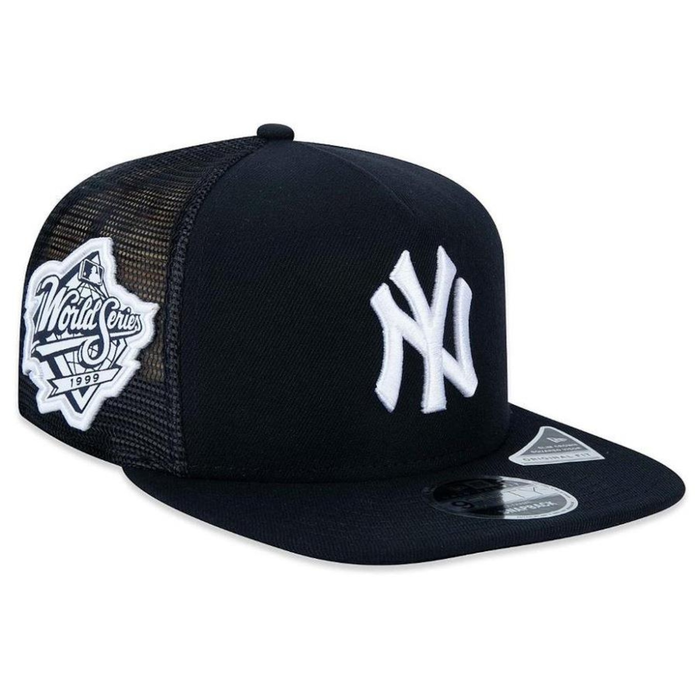 Boné New Era 950 A-Frame Trucker New York Yankees Mlb Core - Masculino - Foto 4