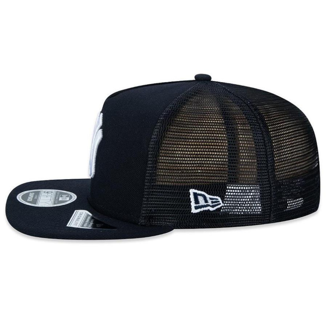 Boné New Era 950 A-Frame Trucker New York Yankees Mlb Core - Masculino - Foto 5