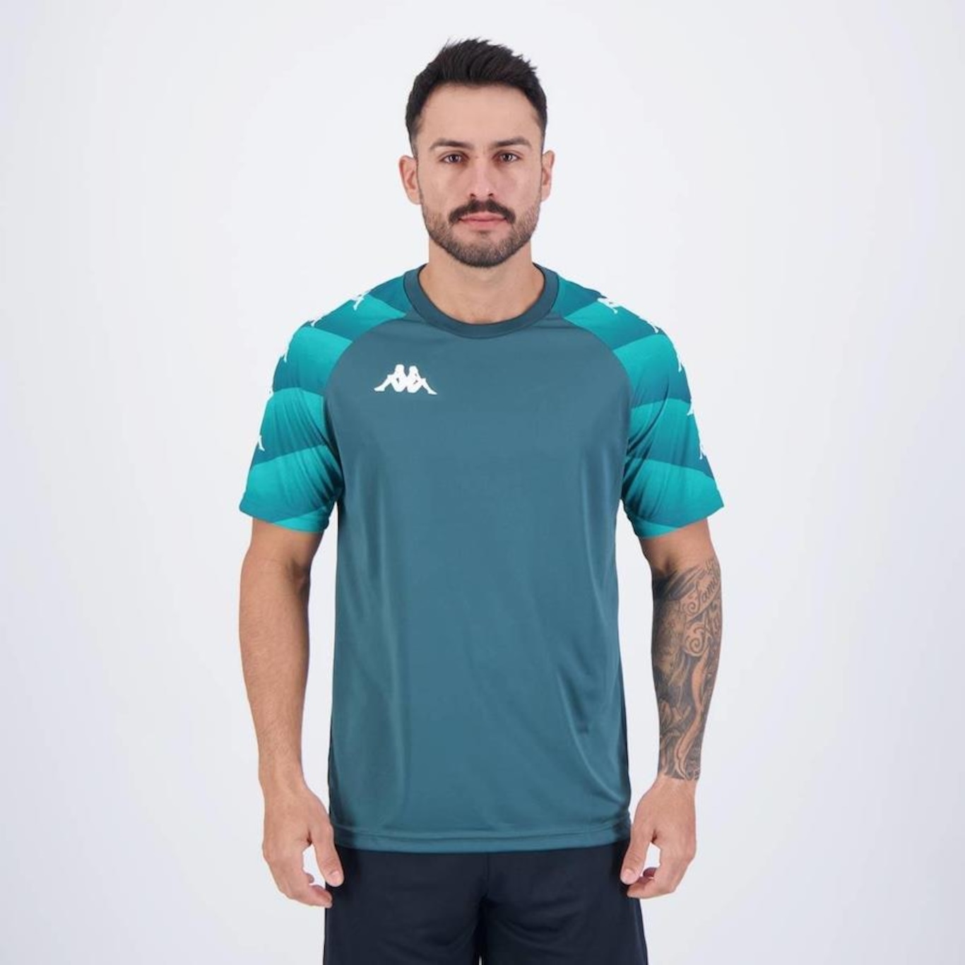 Camisa Kappa Raglany - Masculina - Foto 1