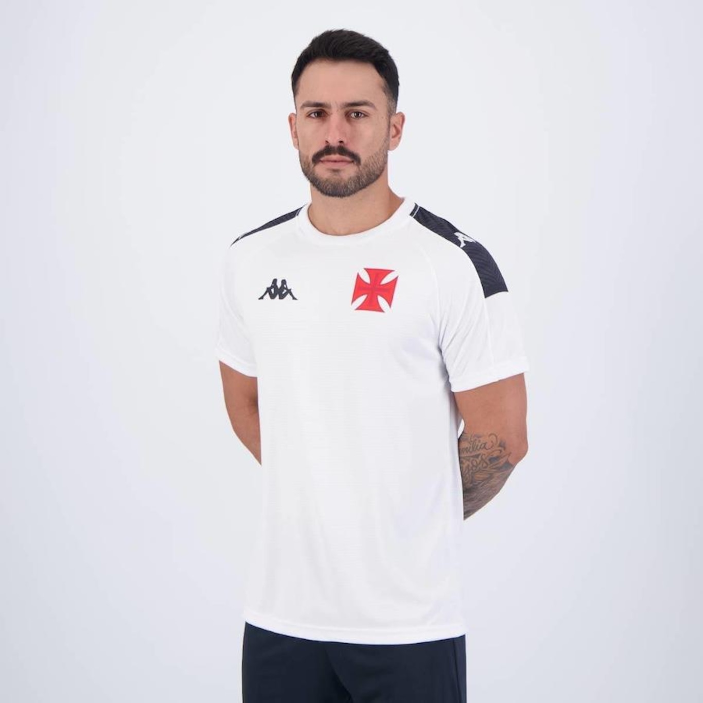 Camisa do Vasco Details Supporter 2024 Kappa - Masculina - Foto 3