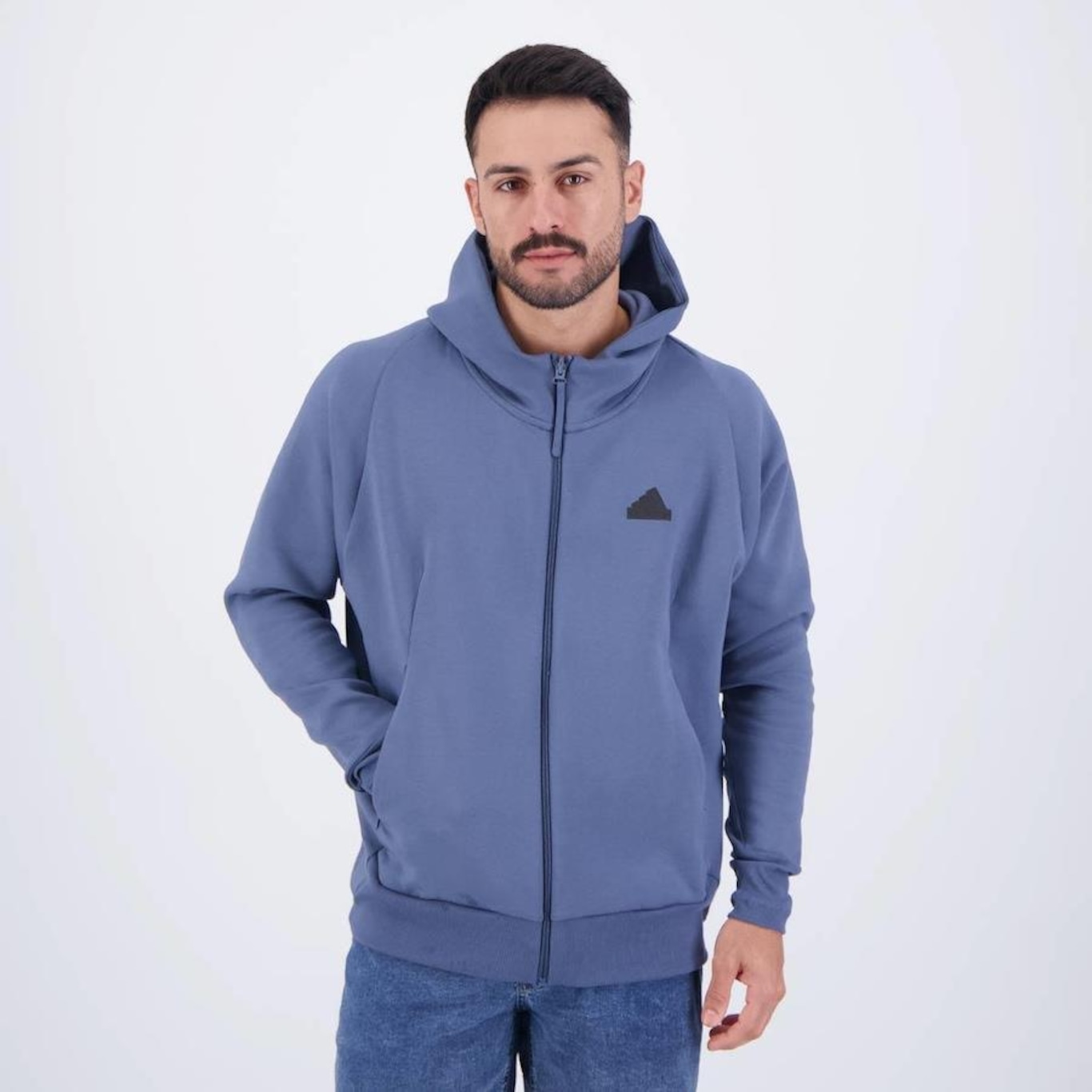 Jaqueta adidas Zne Premium - Masculina - Foto 1